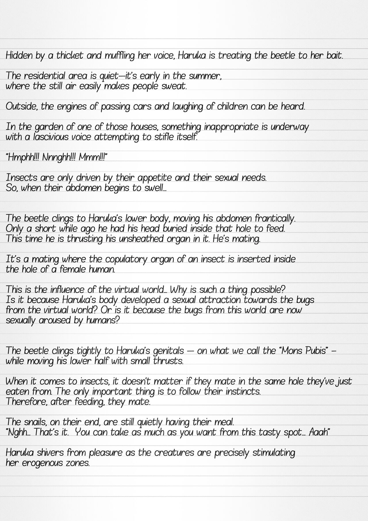 Misuke's Short Stories 5 - Haruka & Vermin 2 page 6 full