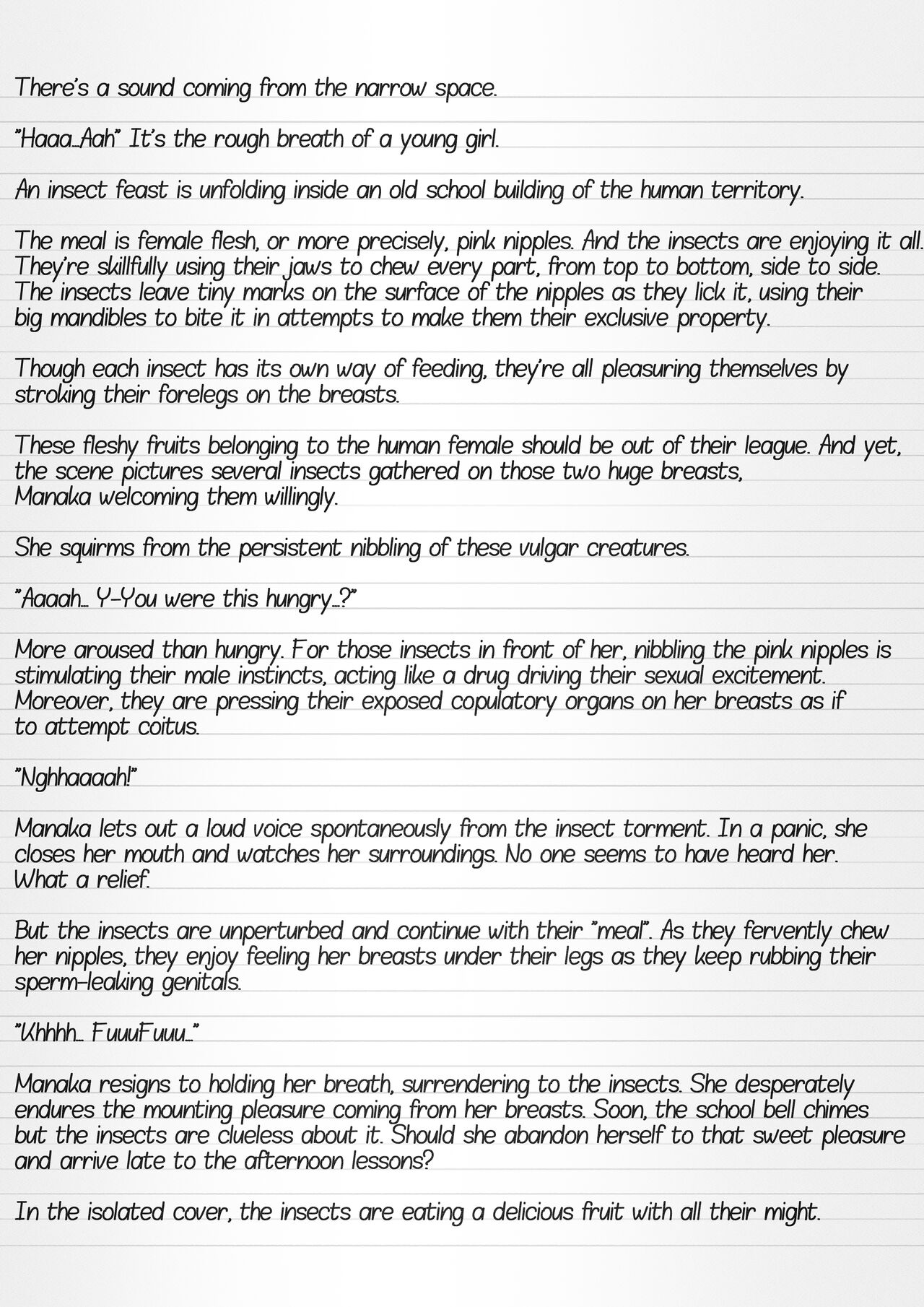 Misuke's Short Stories 11 - Manaka's Insect Game 2 page 6 full