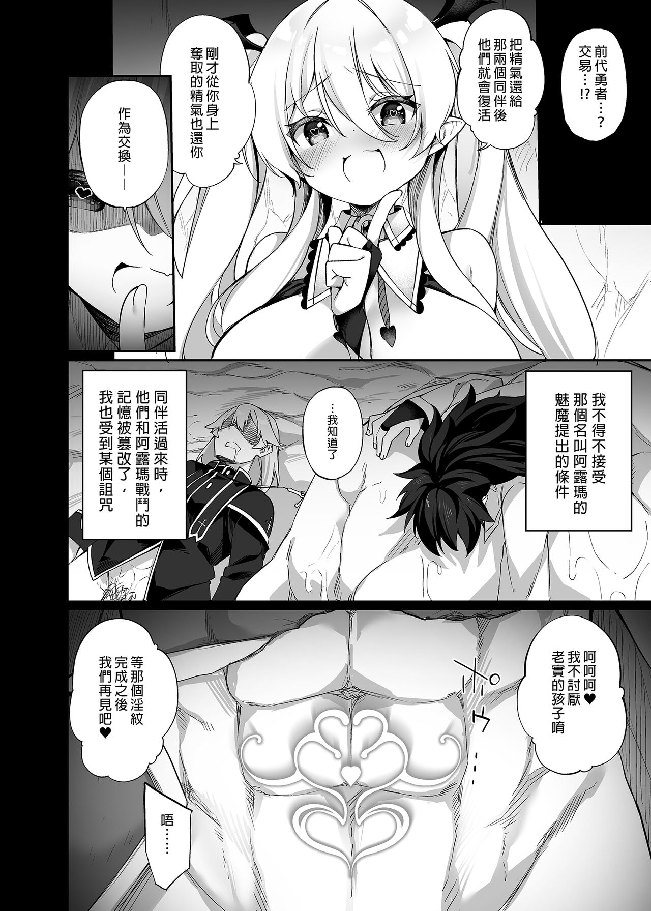 Maou ni Katta Yuusha ga Succubus ni Ochite iku Hanashi | 戰勝魔王的勇者逐漸墮落為魅魔的故事 page 10 full