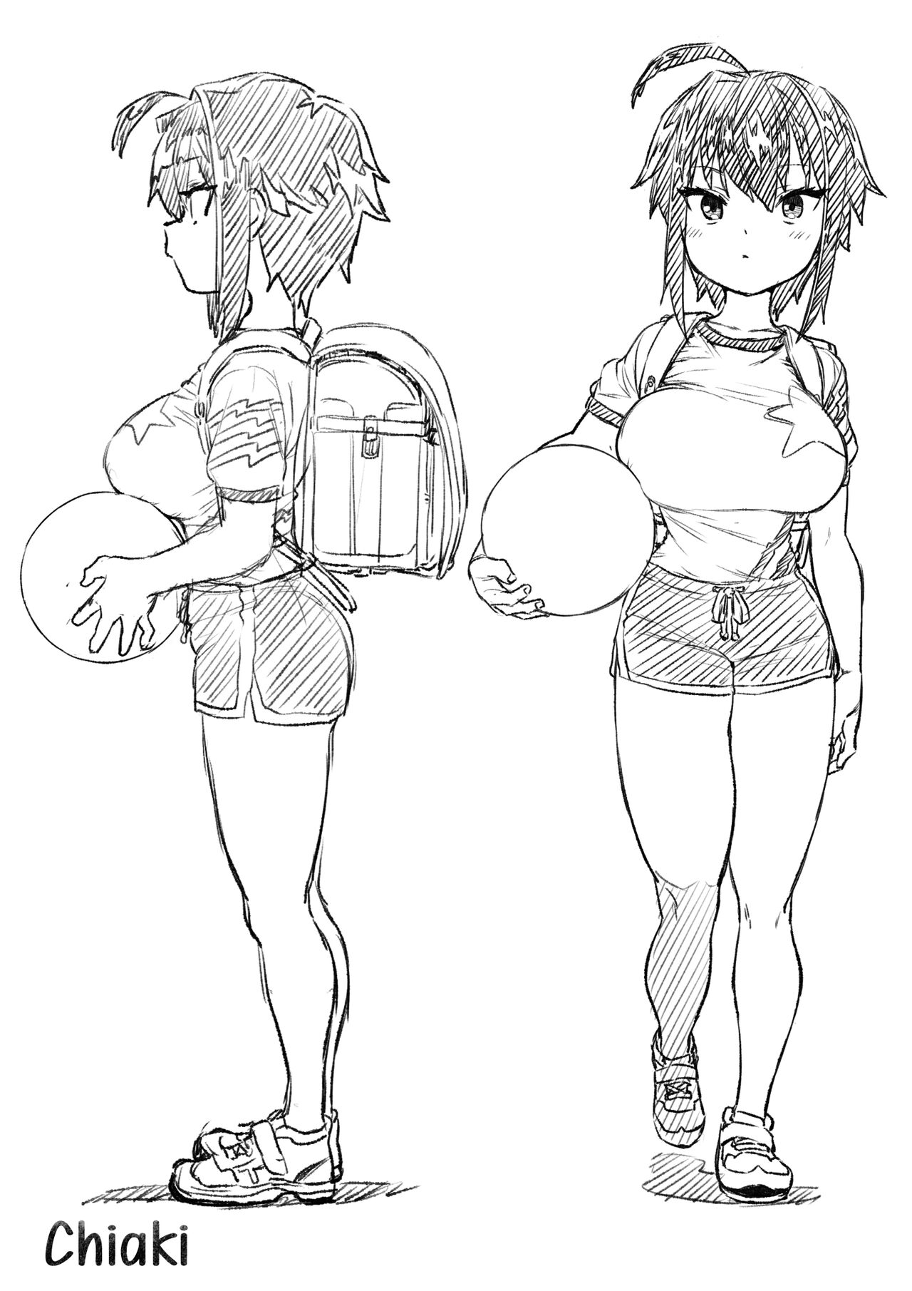 Chiaki-chan Rakugaki page 1 full