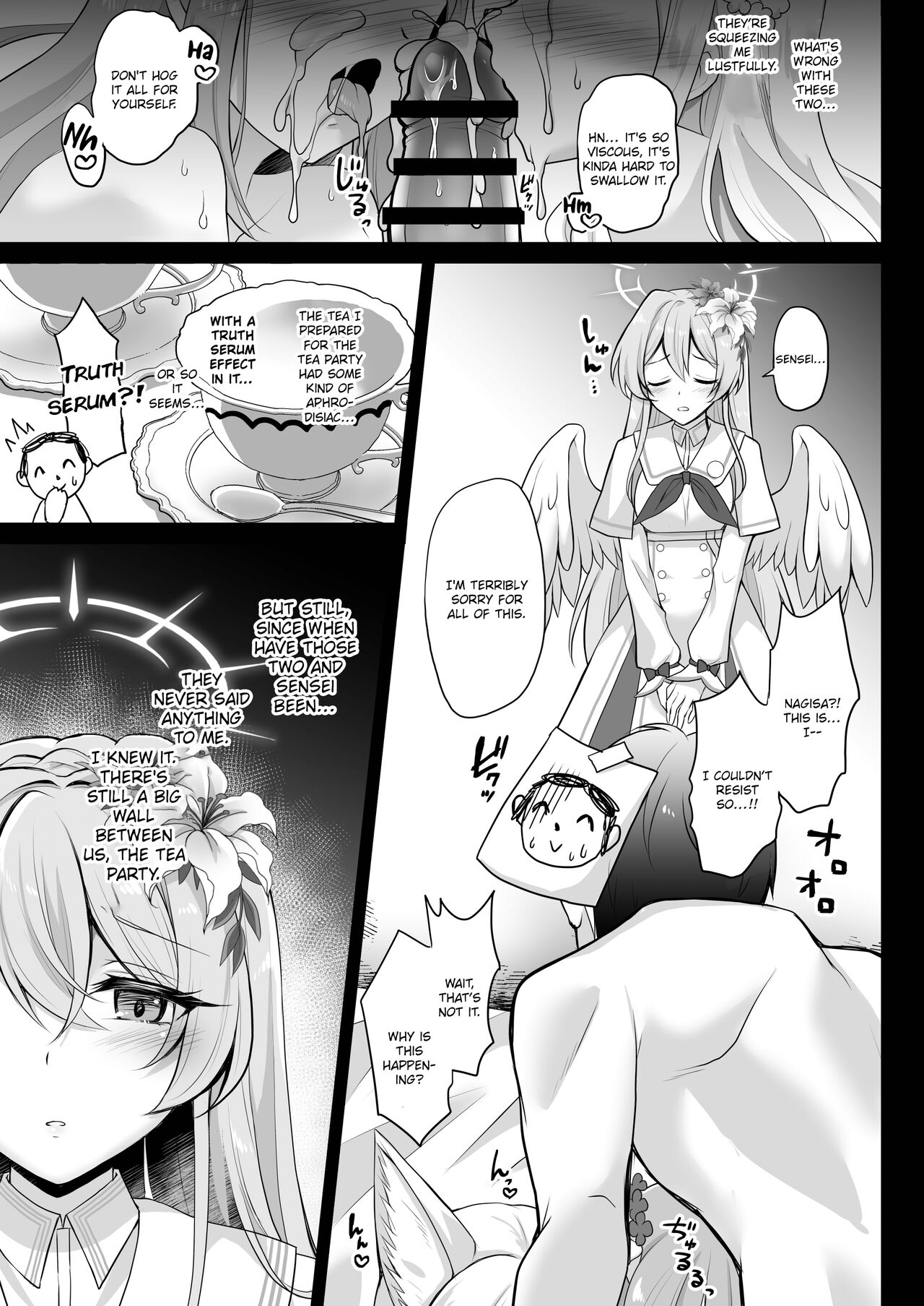 Houkago Nakadashi Tea Party ～Himitsu no Harem Rankou no Party～ | After-School Creampie Tea Party ～Secret Harem Orgy Party～ page 8 full