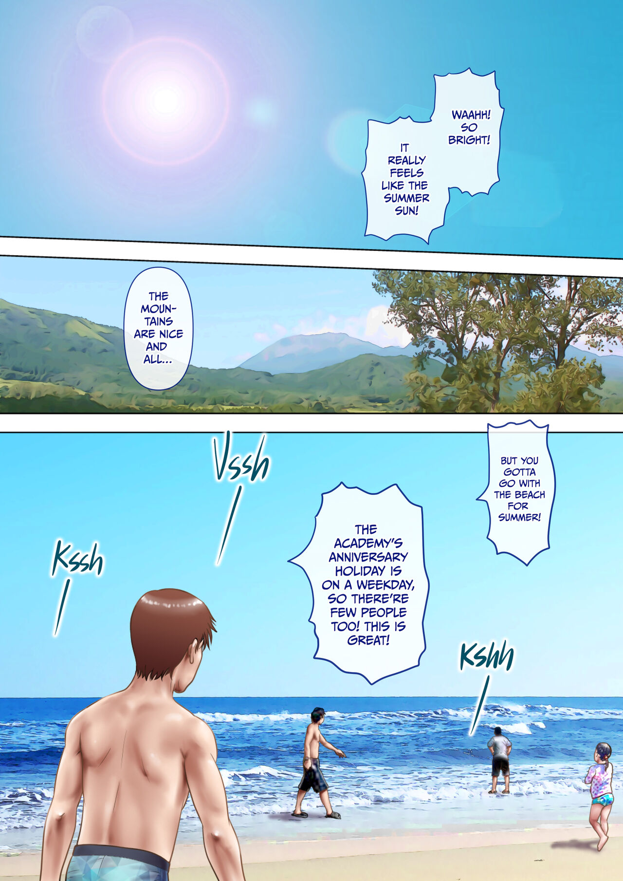 Nuresuke Mizugi no Kaa-san ~Kono Ato Jimoto no Wakamono ga Oishiku Itadakimashita page 2 full