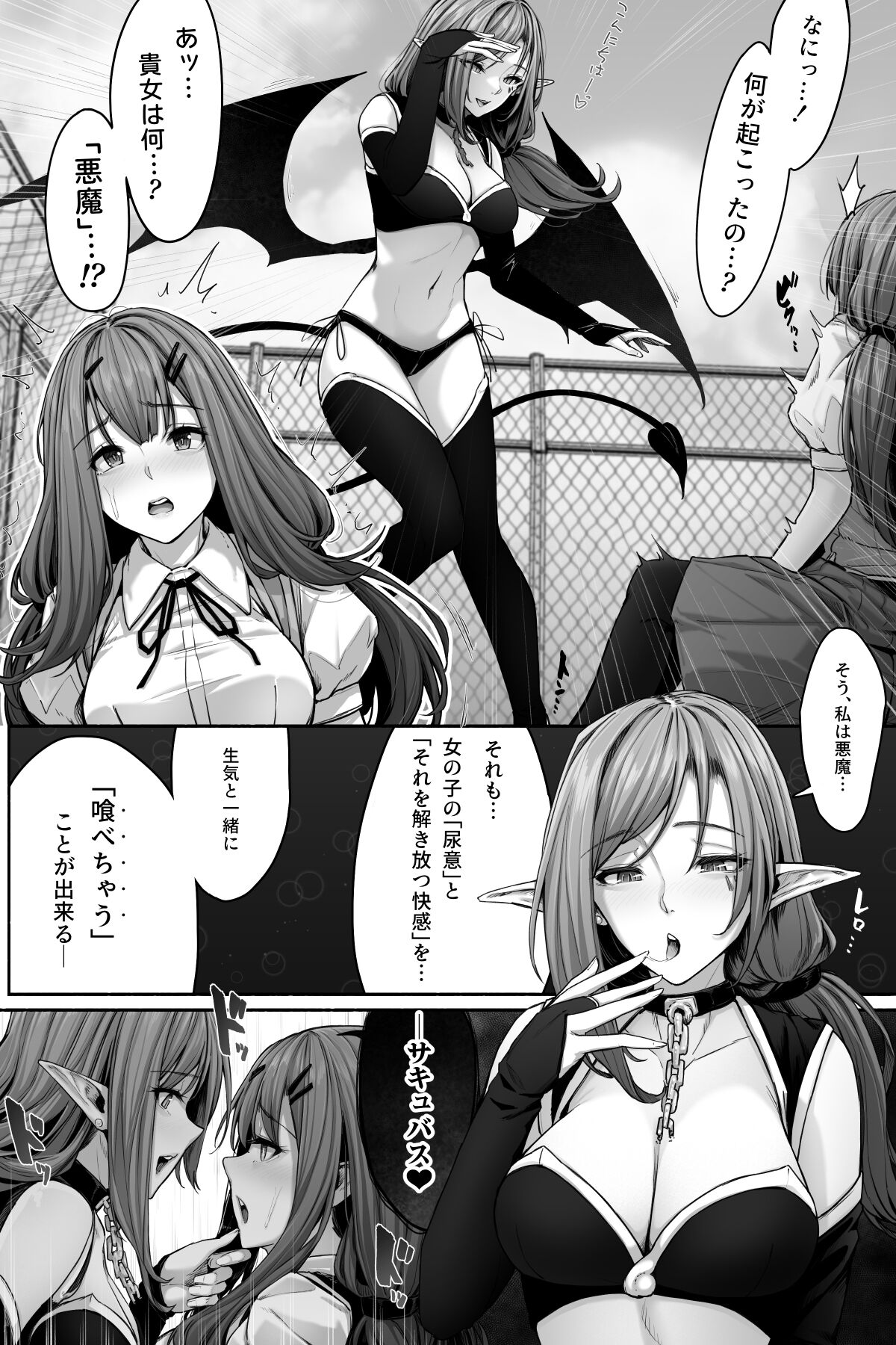 Sakyubasu ni nyōi o suwa rete oshikko sa sete moraenai! page 7 full
