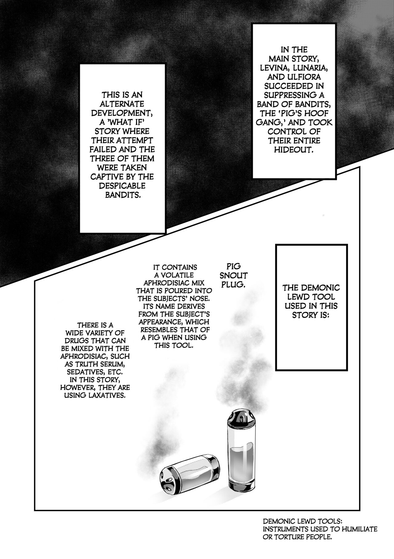 Touma Senki Cecilia extra chapter | Battle Princesses in Captivity. page 2 full