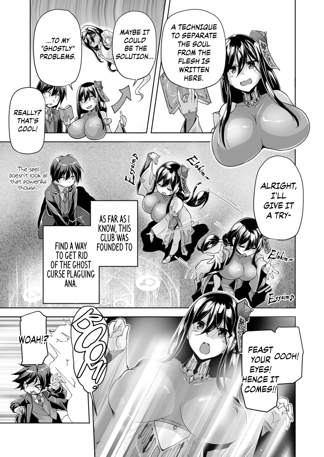 Motto! Haramase! Honoo no Oppai Isekai Oppai Maid Gakuen! Ch. 2 page 3 full