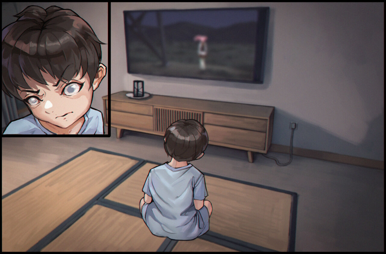 触手の苗床化孕み袋 人妻と夫がオナニーしているときに UMAの触手に肉体改造され強制出産 page 8 full