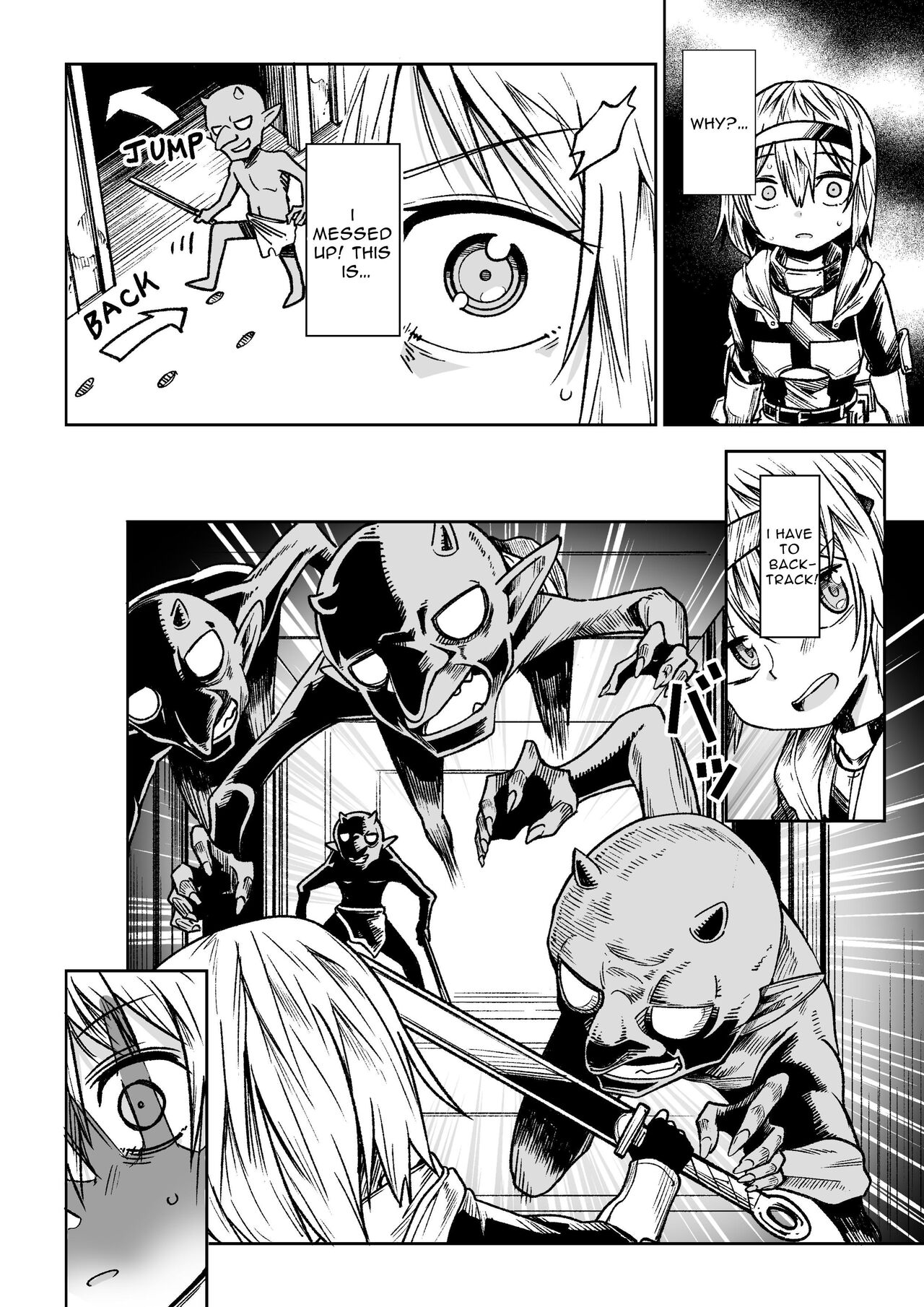 Jaintou no Boukensha ~Goblin ni Haiboku Shita Shoujo Kenshi Hen~ | Adventurer of the Tower of Lewdness ~Swordswoman Defeated By A Goblin~ page 7 full