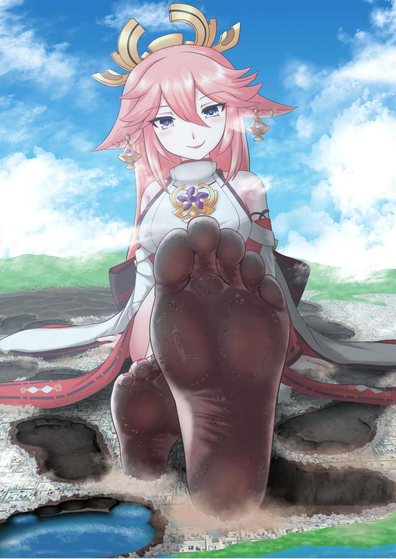 Tenshin Ranman Gigantic Extreme 8th  - AI Colored page 9 full