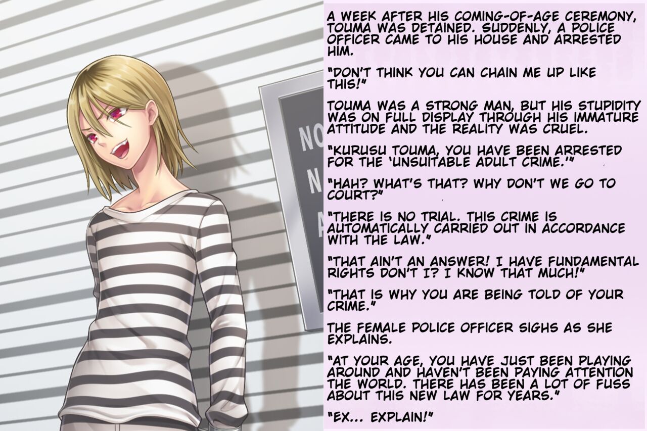 Kyousei Taikou Furyou Shounen | Forced regression of a delinquent boy page 4 full