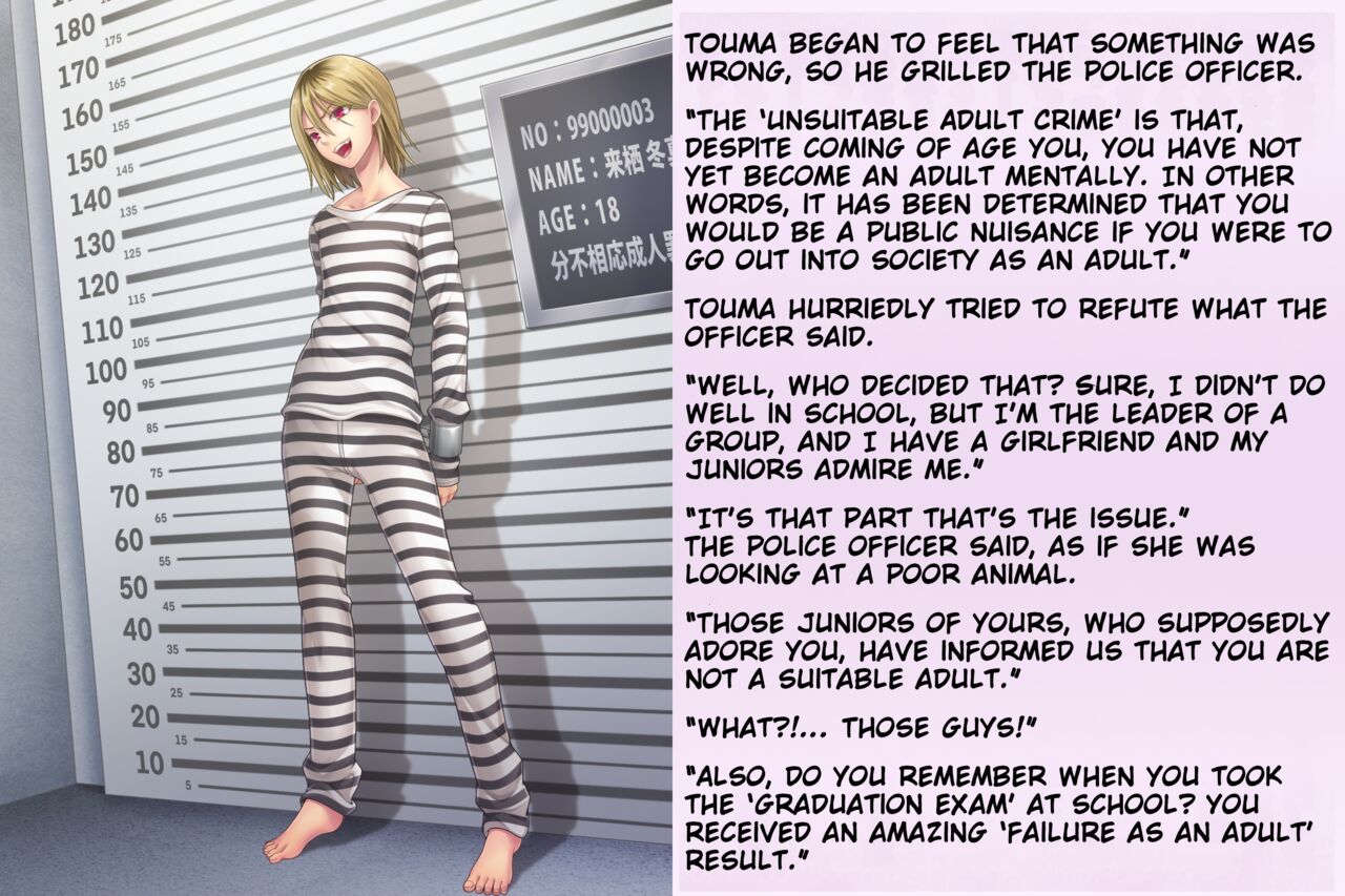 Kyousei Taikou Furyou Shounen | Forced regression of a delinquent boy page 5 full