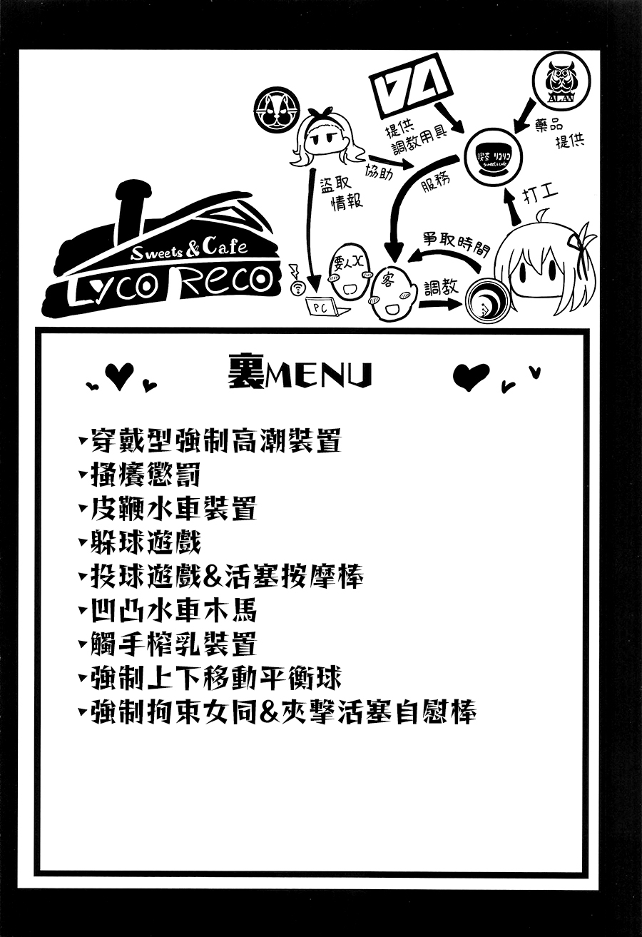 Kissa Lyco Reco Kanban Musume Nishikigi Chisato Jinmon Chousho page 2 full