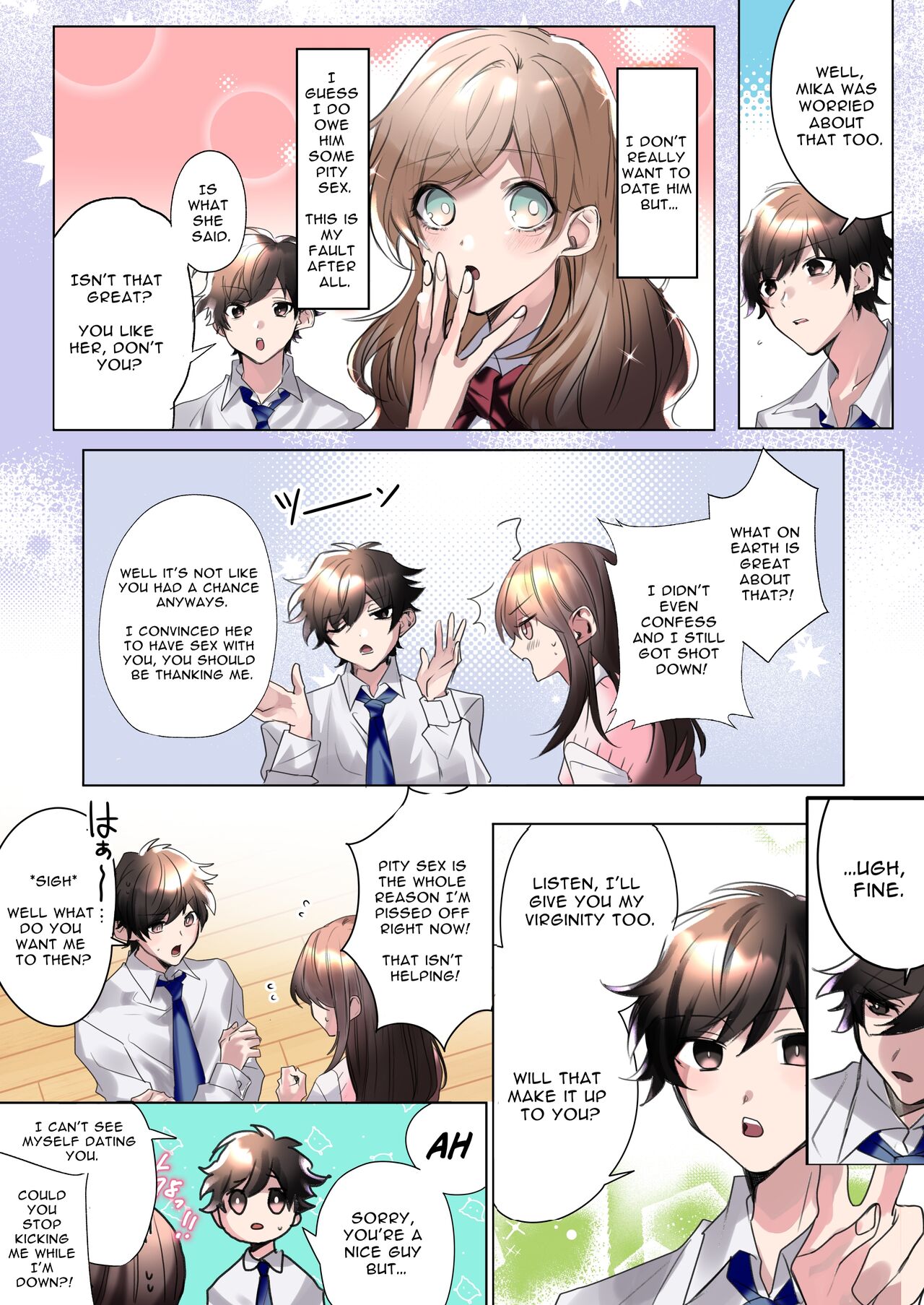 Classmate to Irekawatta Boku no Ecchi na Sankaku Kankei!? | My Erotic Love Triangle Relationship After Bodyswapping With A Classmate!? page 6 full