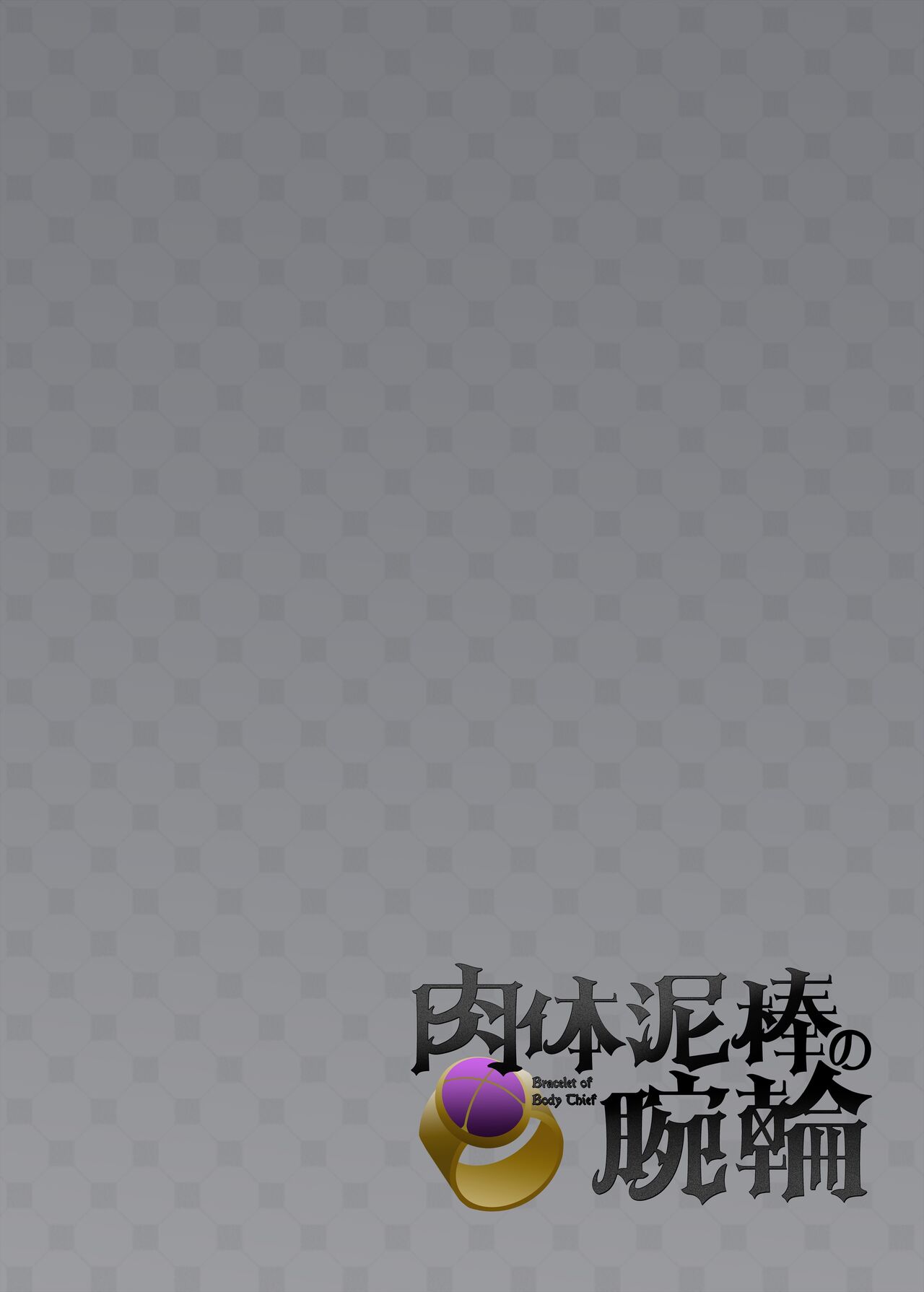 Nikutai Dorobou no Udewa | 窈取肉體的手鐲 page 2 full