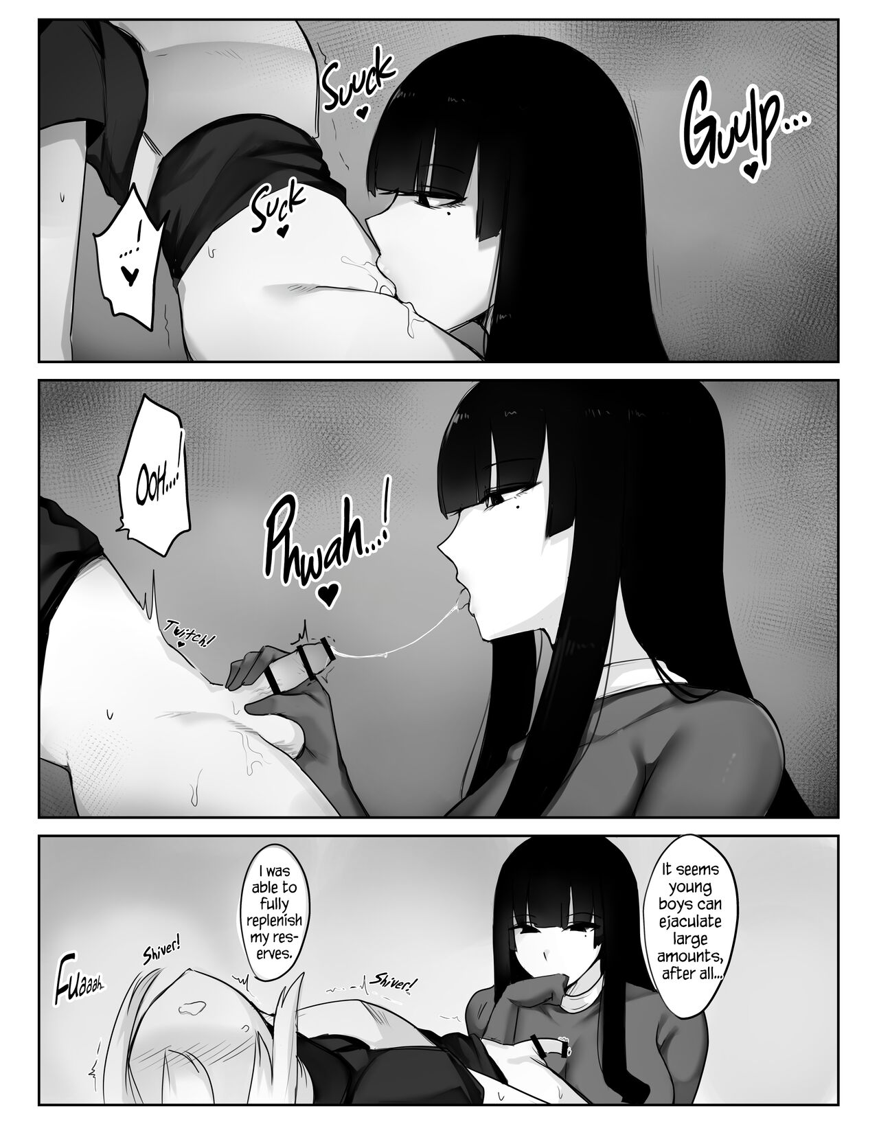 Majutsushi Onee-san ga Maryoku Hokyuu Suru Tame ni Boukensha-kun kara Sakusei Suru Hanashi | Tale of a Mage Oneesan Who Milks an Adventurer to Replenish Her Magical Power page 6 full