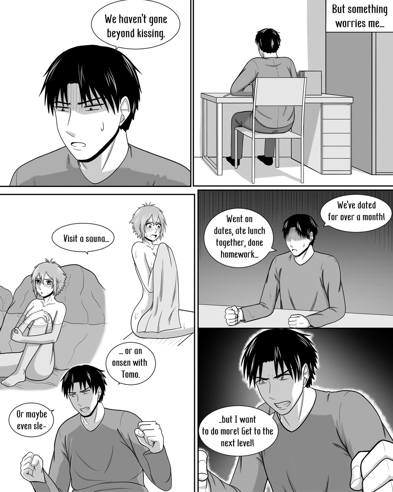 Tomo-chan wa Onnanoko! Ai no asekkaki sumo!/Tomo-chan is a Girl! Sweaty Sumo of Love! page 4 full