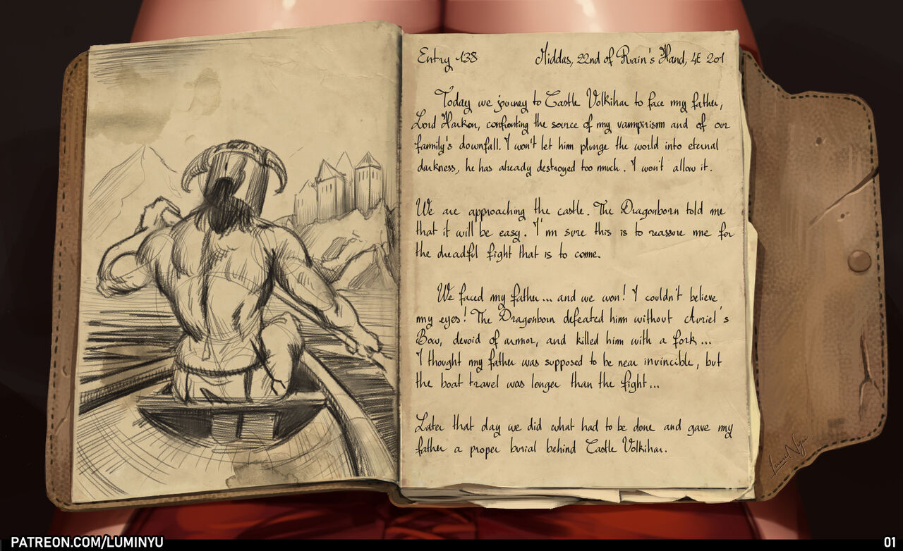 Serana Mini Comic page 1 full