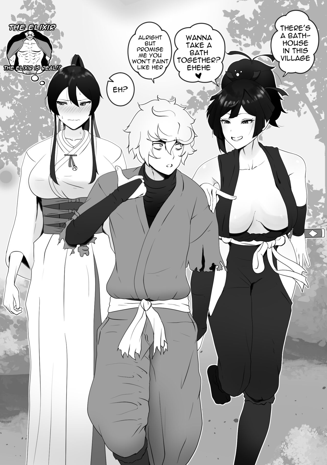 Gabimaru ga Arata na Tsuma-tachi o Te ni Ireru | Gabimaru Getting New Wives page 1 full