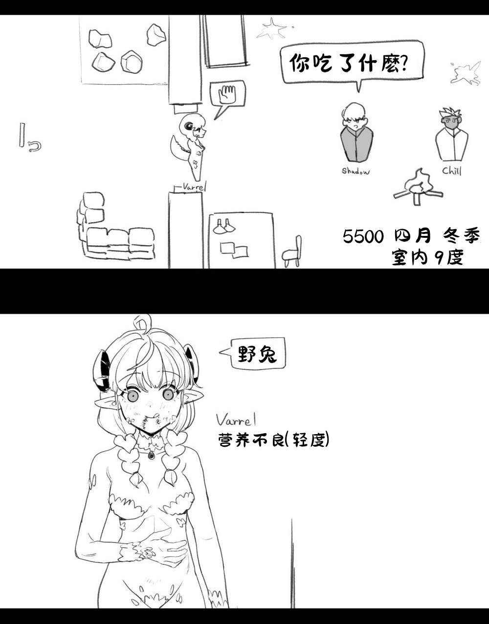 림월드 생존일지 -2- ｜龙人坏女孩 -02-【Rimworld漫画】 page 6 full
