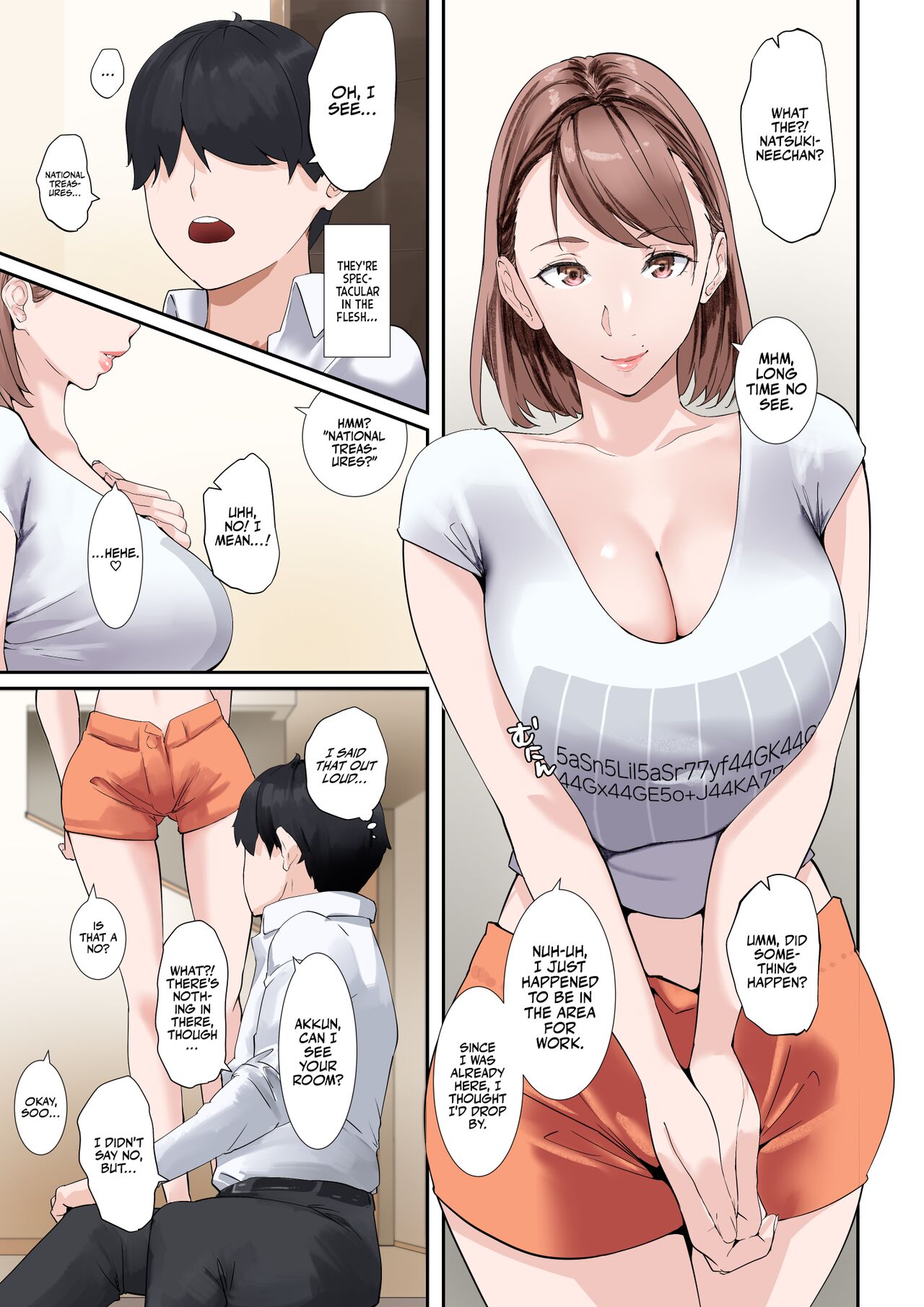 [NYPAON] Giji ja Nai Yatsu o Shite Kureru Itoko no Bakunyuu Gradol Onee-chan | My Busty Gravure Idol Cousin Does More Than Softcore [English] [korafu] Hentai - Raw  6