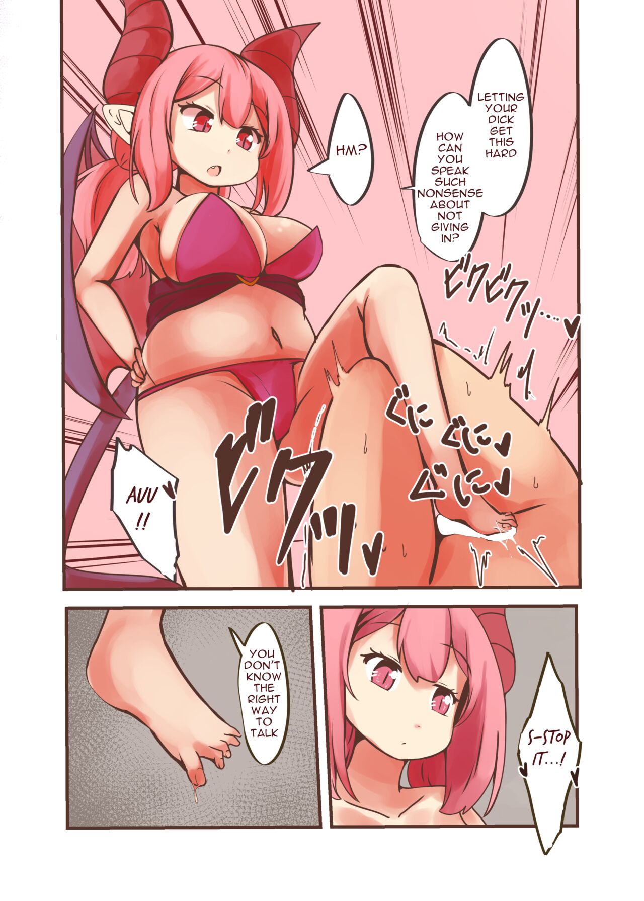 Succubus-sama Teaches with Facesitting and Squeezing Semen page 6 full