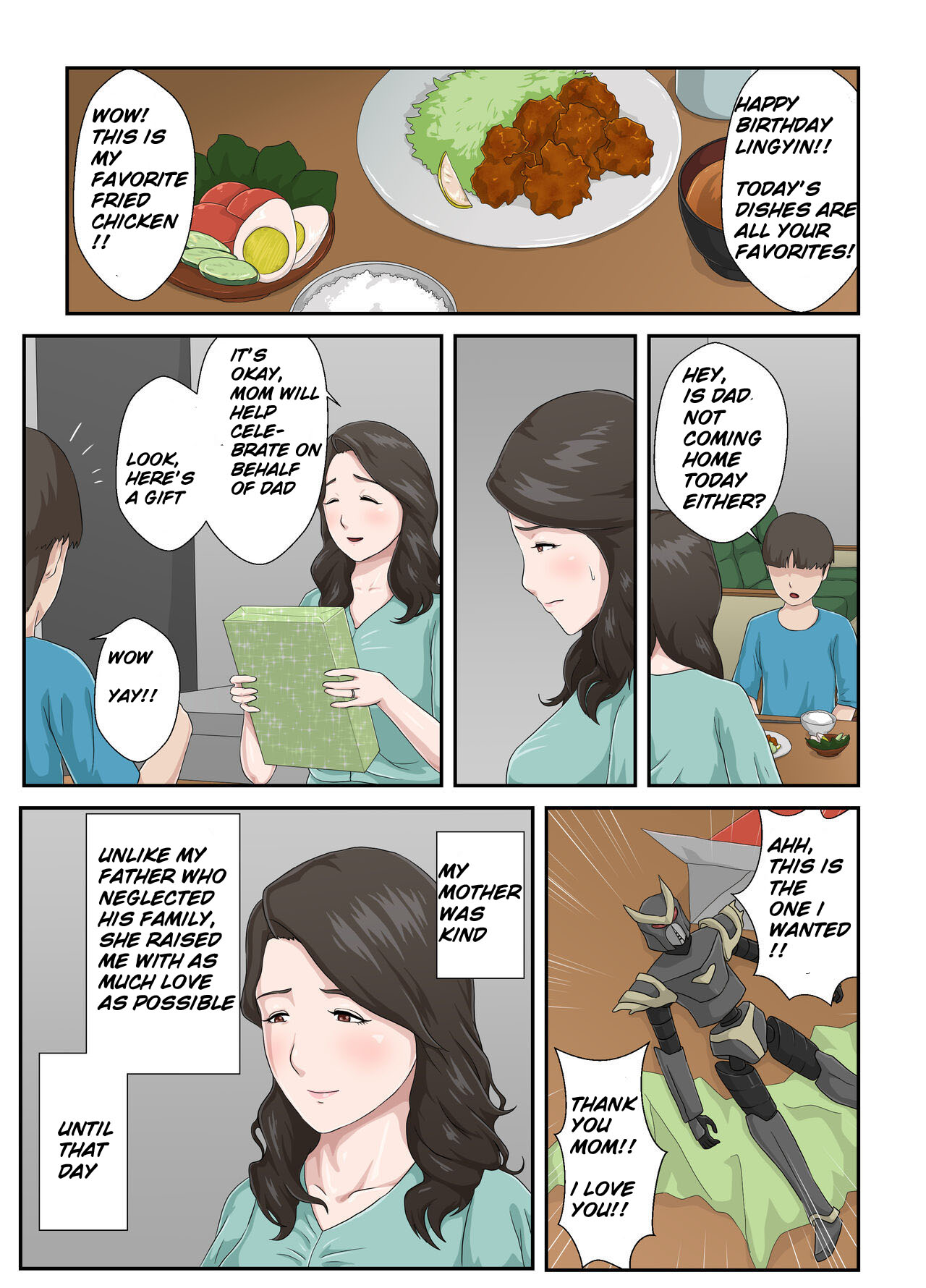 Dai Kirai na Haha wo Zenra Kaseifu ni Shita Hanashi page 2 full