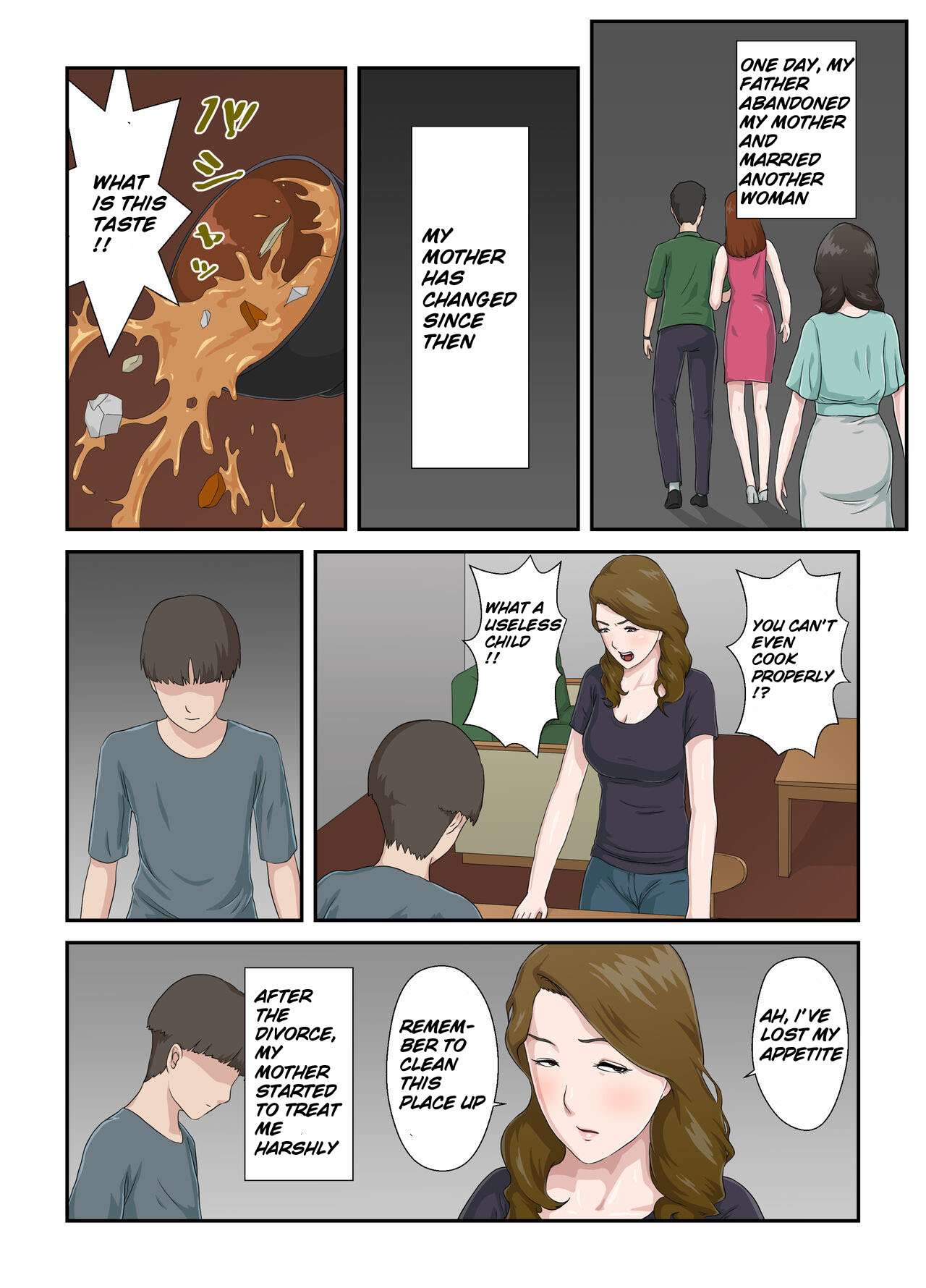 Dai Kirai na Haha wo Zenra Kaseifu ni Shita Hanashi page 3 full