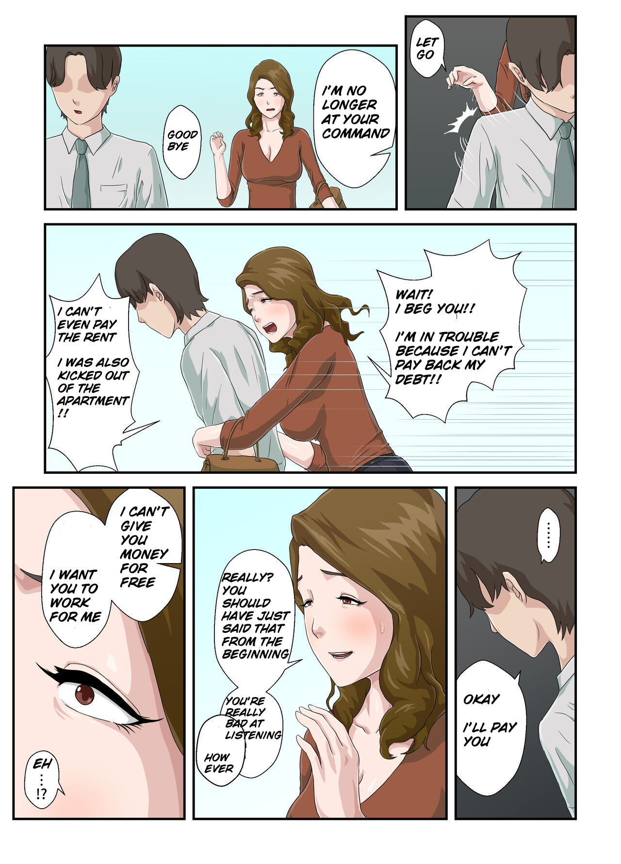 Dai Kirai na Haha wo Zenra Kaseifu ni Shita Hanashi page 8 full