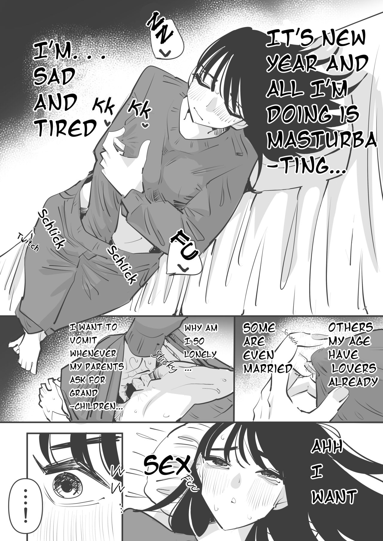 Yuurei to Les SEX Shitara Taihen na Koto ni Natta hanashi | A Dangerous Story Of A Yuurei and Lesbian SEX page 1 full