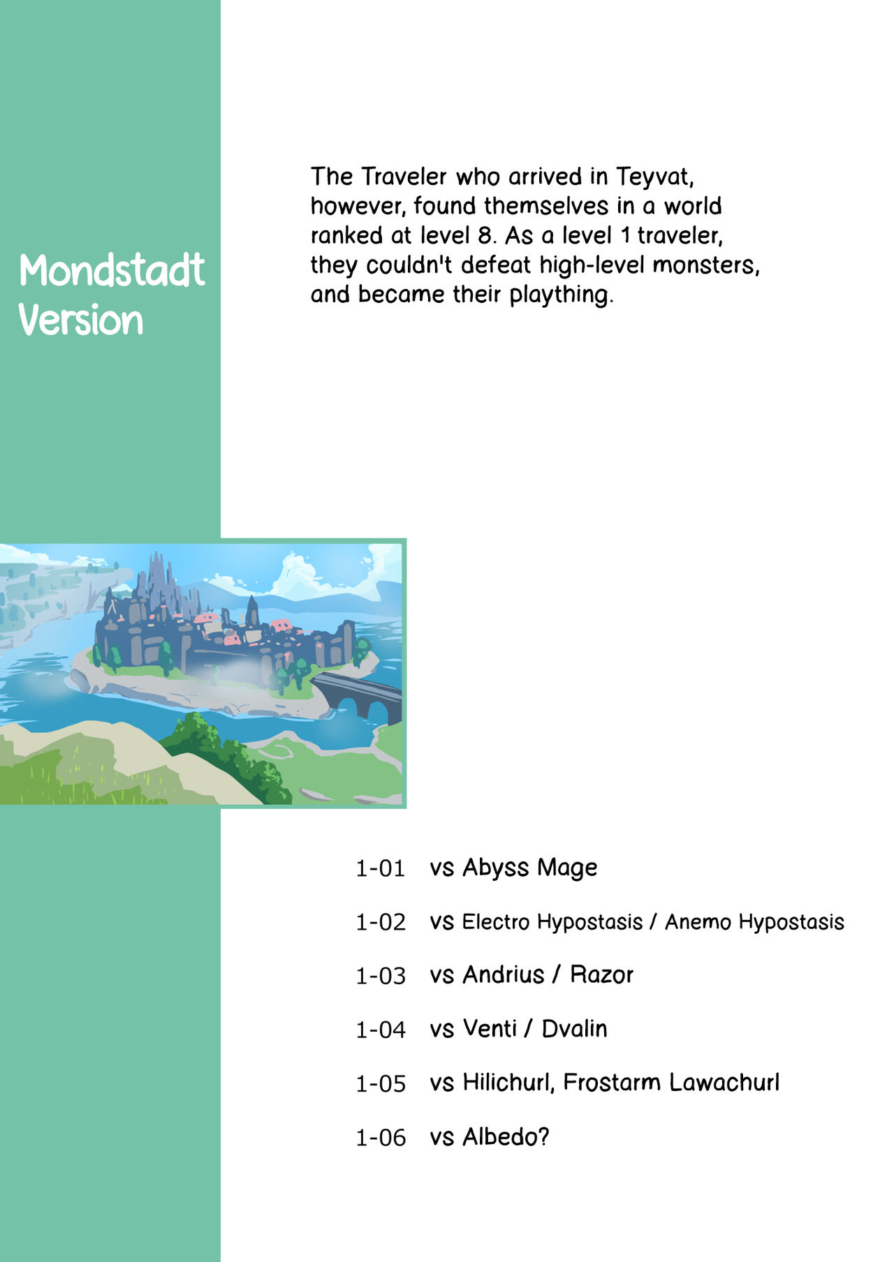 Tabibito Haibokuki Ver1.0 | The Tale of the Defeated Traveler Ver1.0 - Mondstadt and Liyue Version page 2 full