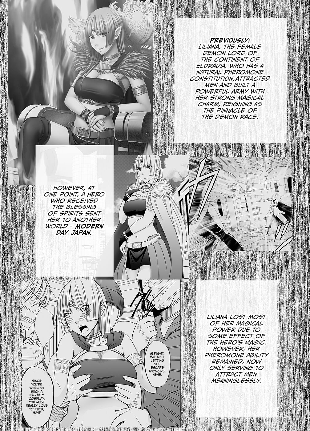 Isekai kara Yattekita Onna Maou-sama ga Manin Densha de Salaryman ni Chikan Sareru Hanashi page 1 full