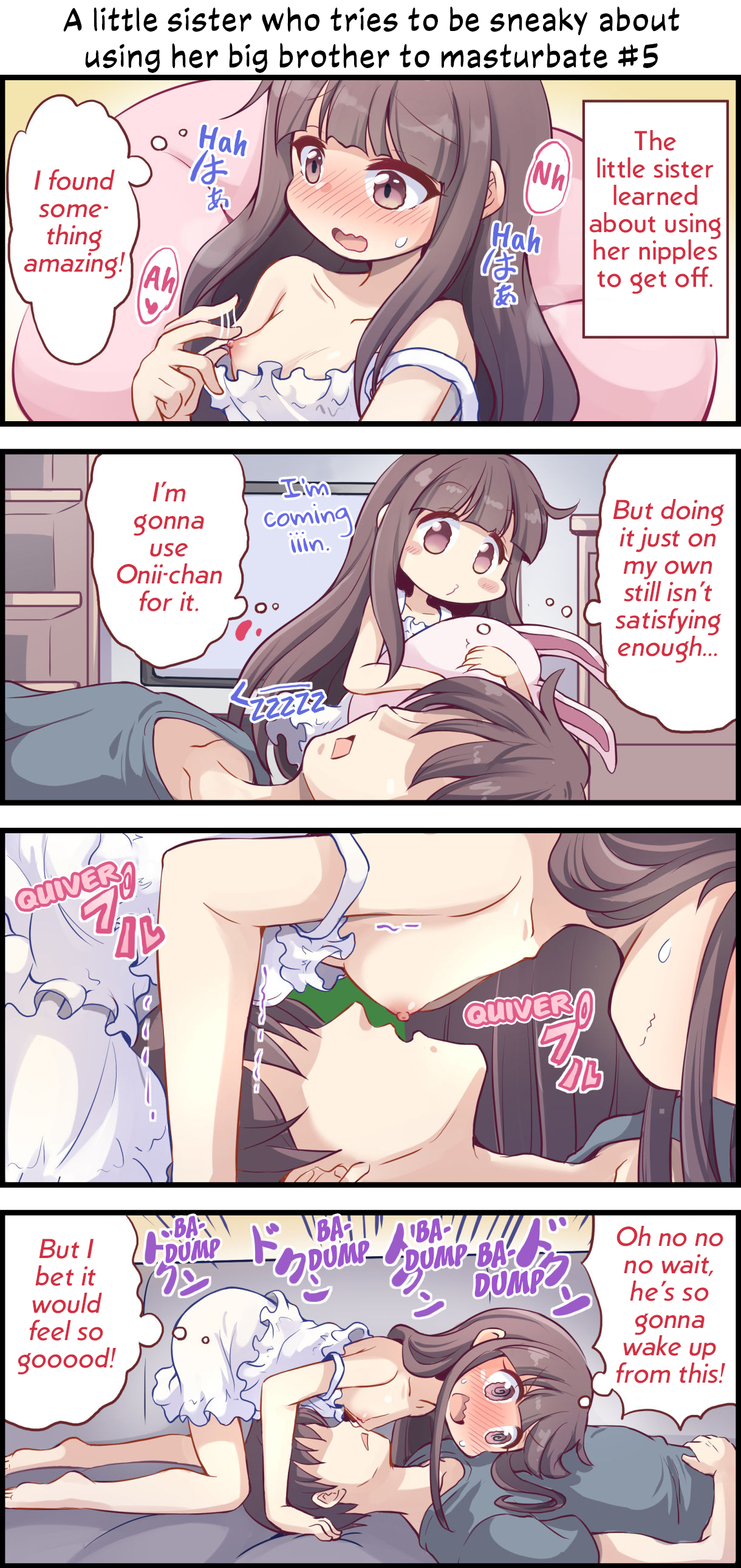 Barenai You Ni Nii De Onanii Suru Imouto-Chan | A Little Sister Who Tries to Be Sneaky About Using Her Big Brother to Masturbate page 9 full
