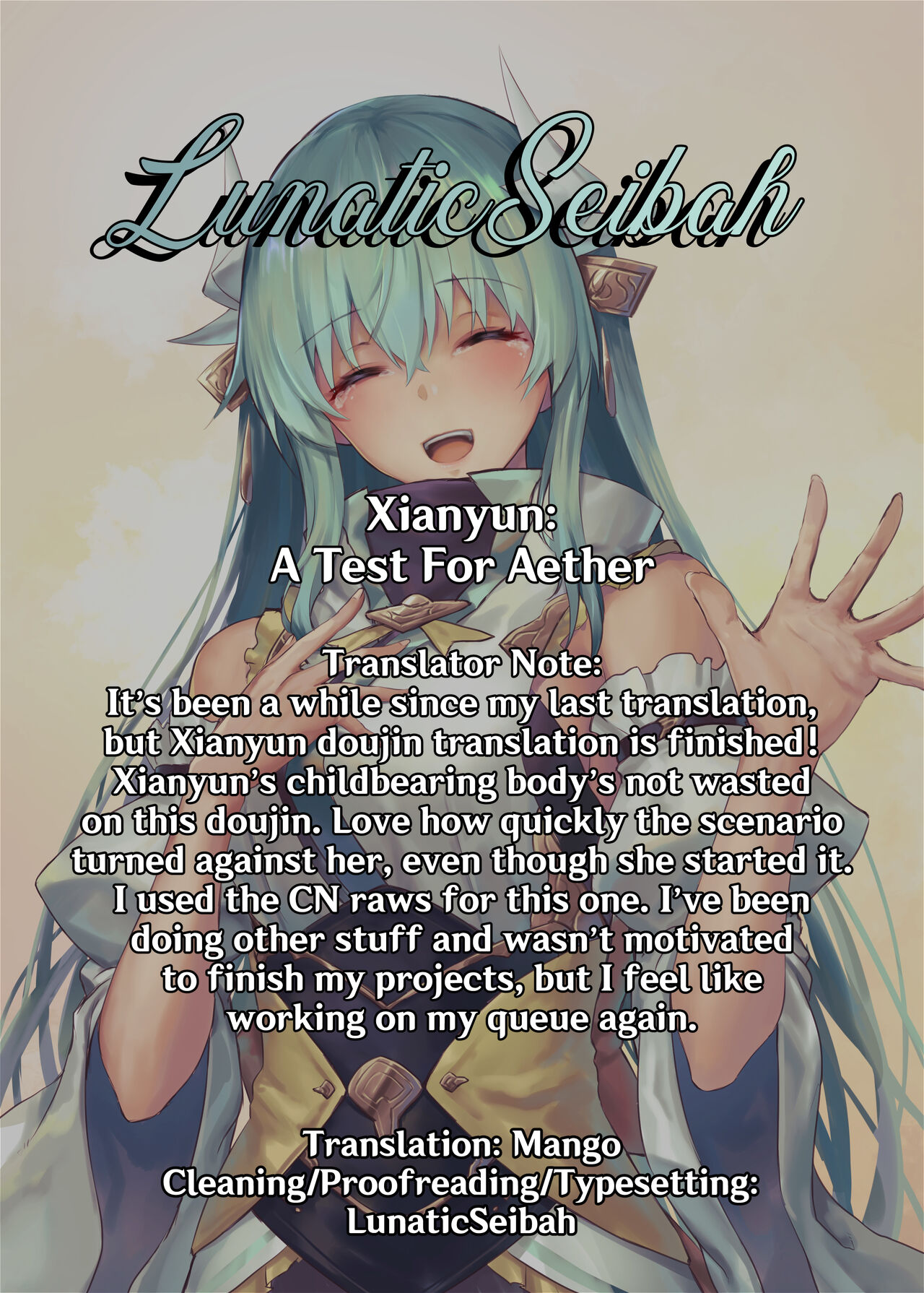 [KeinV] Xianyun: A test for Aether (Genshin Impact) [English] [Decensored] [LunaticSeibah] Hentai - Raw  20