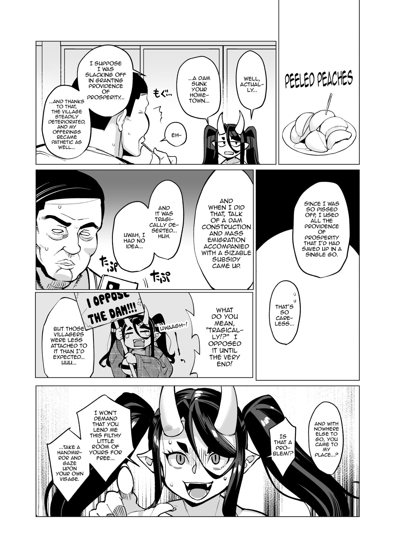 Oni Miko Yome Da Furusato de Choushi Koi Teta Shouwaru Oni Lolibabaa ga Jigou Jitoku de Subete o Ushinai Korogarikonde Kita node Oyome-san Ken Onaho ni Shiteyaru Hanashi/The Oni Miko Breaks And Becomes My Wife page 6 full
