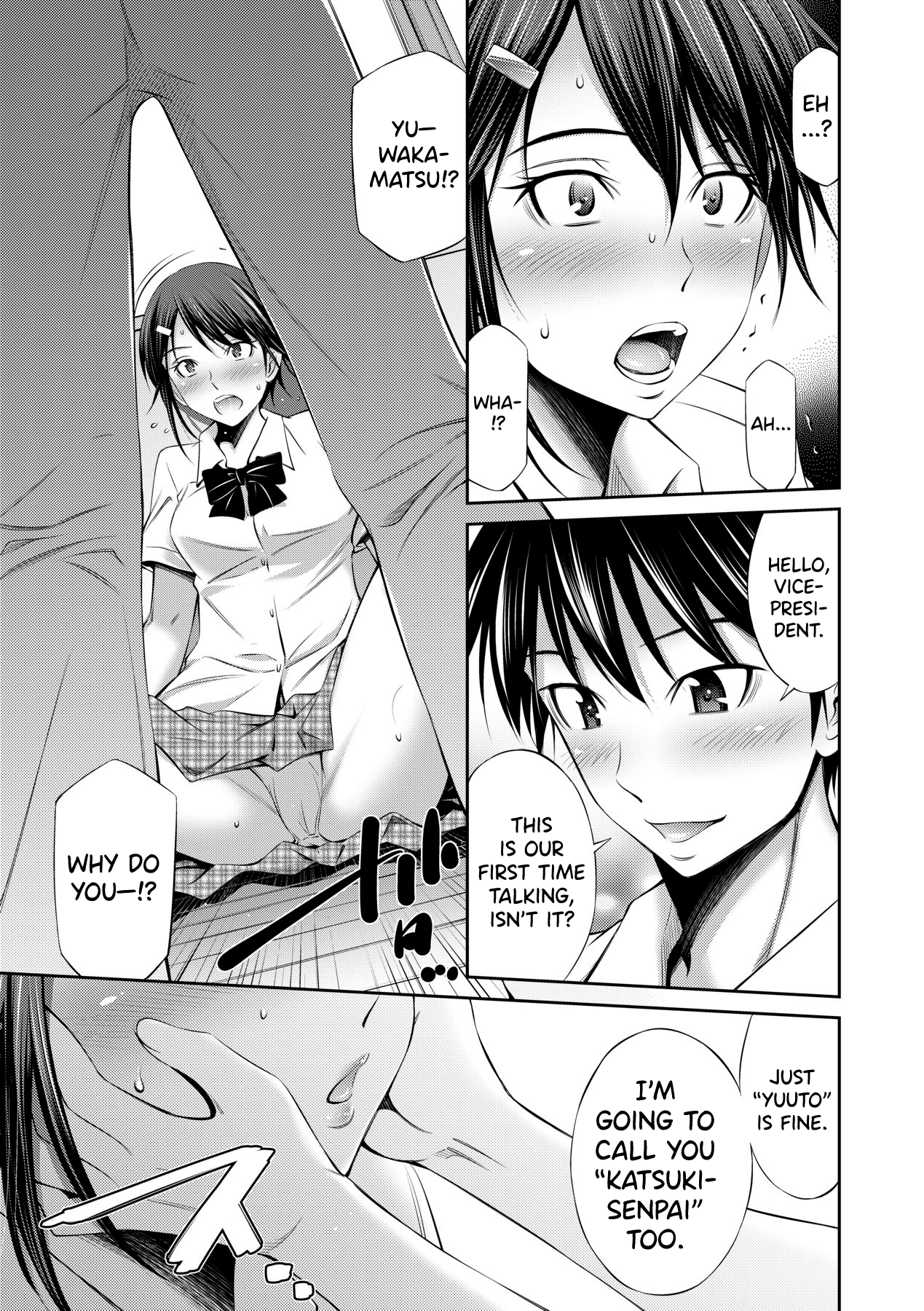 [Sabashi Renya] Senpai-tachi to no Gakuen Seikatsu [English] [biribiri] [Decensored] [Digital] Hentai - Raw  126