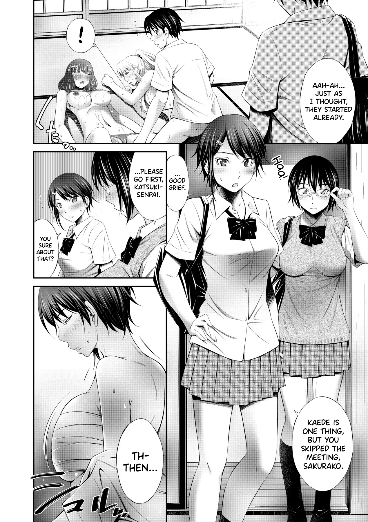 [Sabashi Renya] Senpai-tachi to no Gakuen Seikatsu [English] [biribiri] [Decensored] [Digital] Hentai - Raw  166