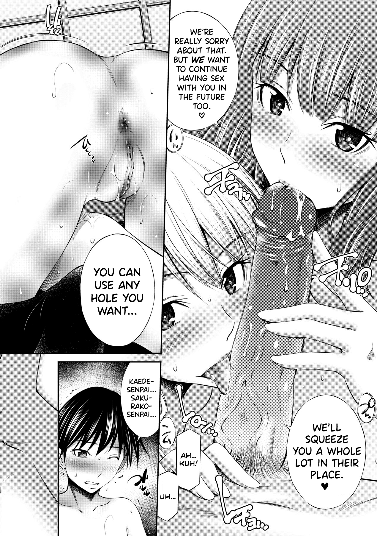 [Sabashi Renya] Senpai-tachi to no Gakuen Seikatsu [English] [biribiri] [Decensored] [Digital] Hentai - Raw  71