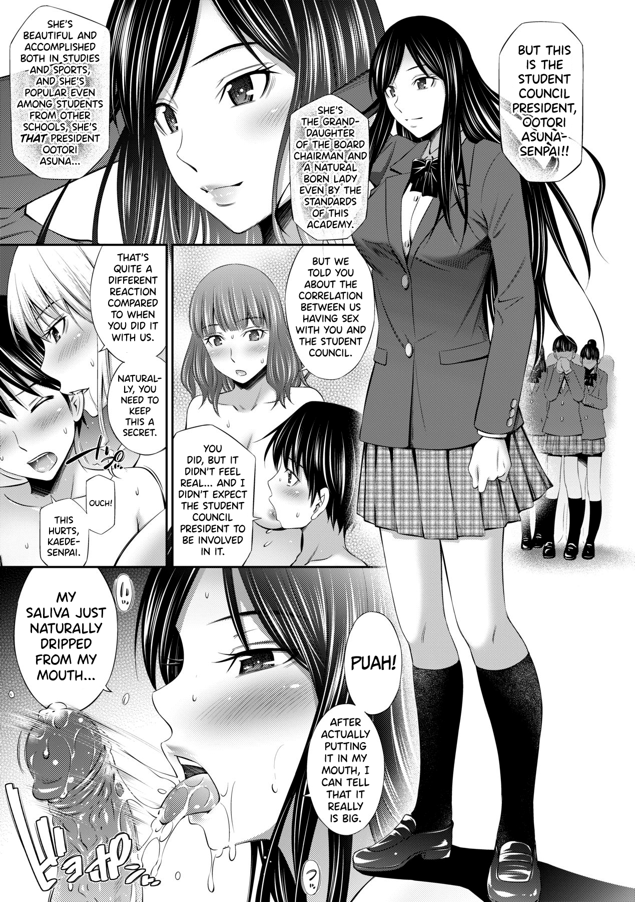 [Sabashi Renya] Senpai-tachi to no Gakuen Seikatsu [English] [biribiri] [Decensored] [Digital] Hentai - Raw  78