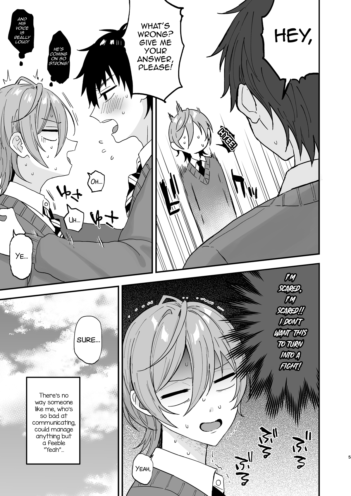 Kawaii ni Yowai Inkya Danshi ga Mesu Ochi suru made Zenpen page 4 full