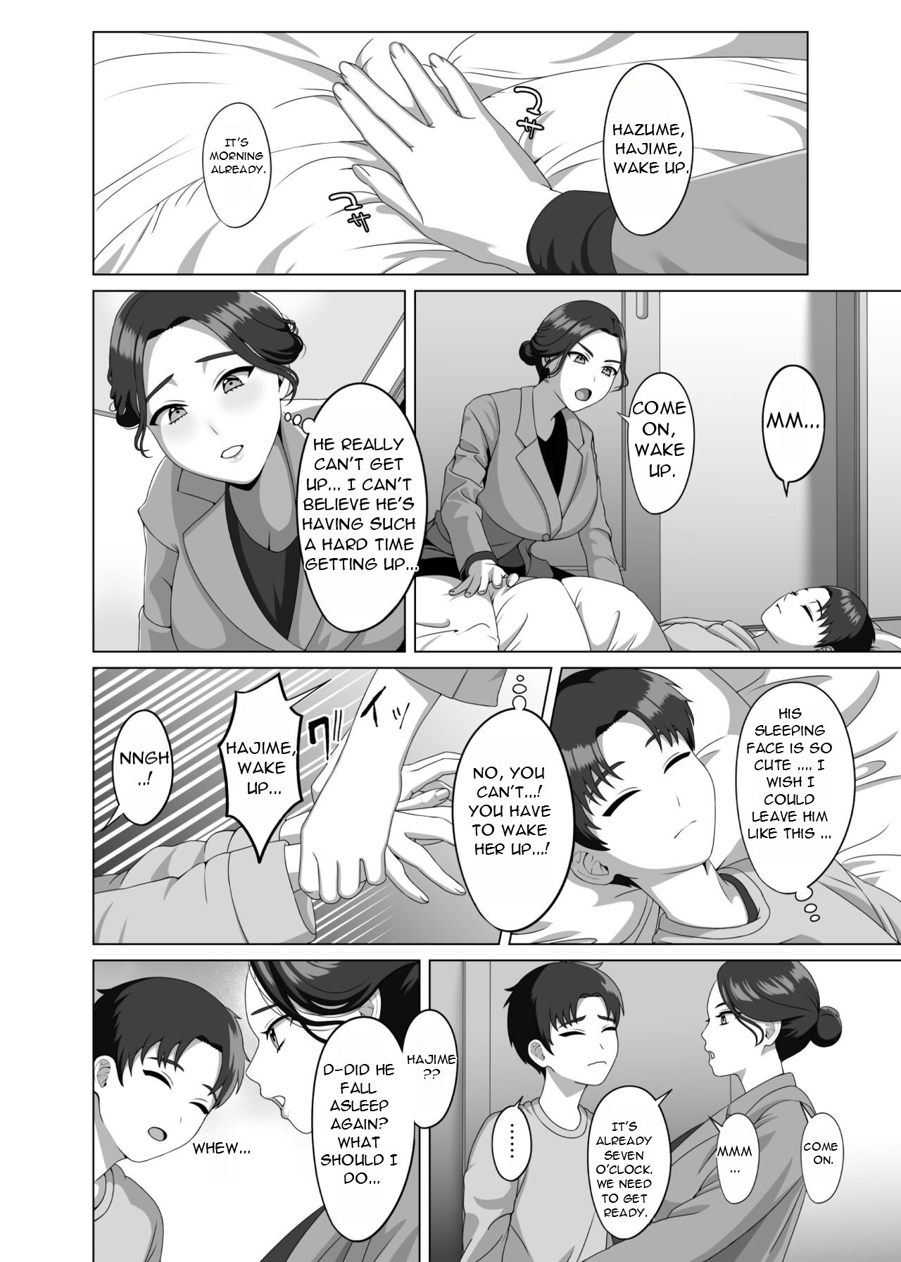 Musuko no Asadachi ni Doki Doki Shichau Okaa-san - A mother gets excited about her son's morning erection page 5 full