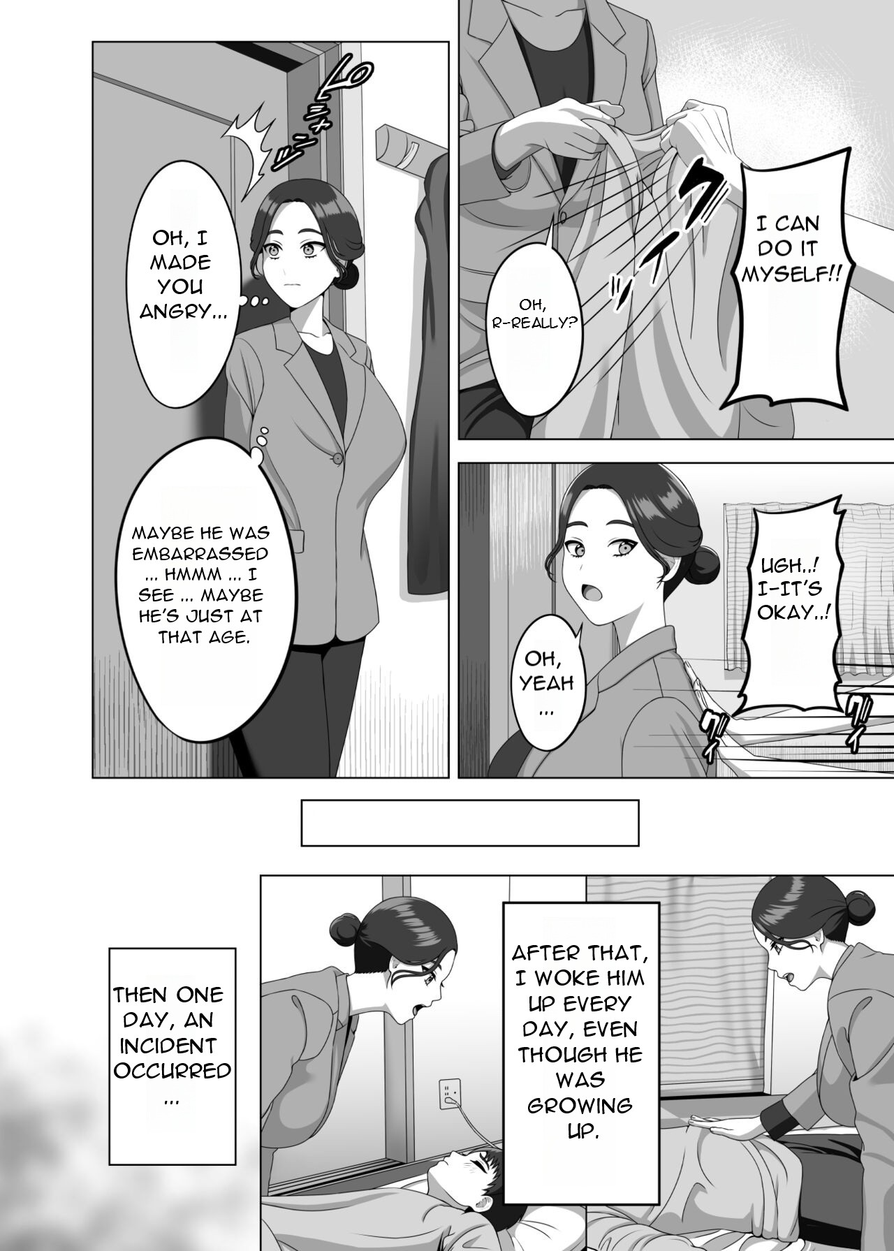 Musuko no Asadachi ni Doki Doki Shichau Okaa-san - A mother gets excited about her son's morning erection page 7 full