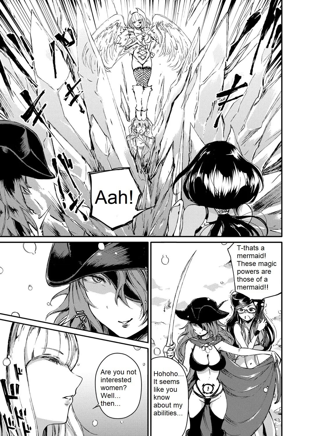 Soukai no Heso Kaizoku Ch. 3 large fire small ice | Navel Fetish Pirates 3 page 4 full