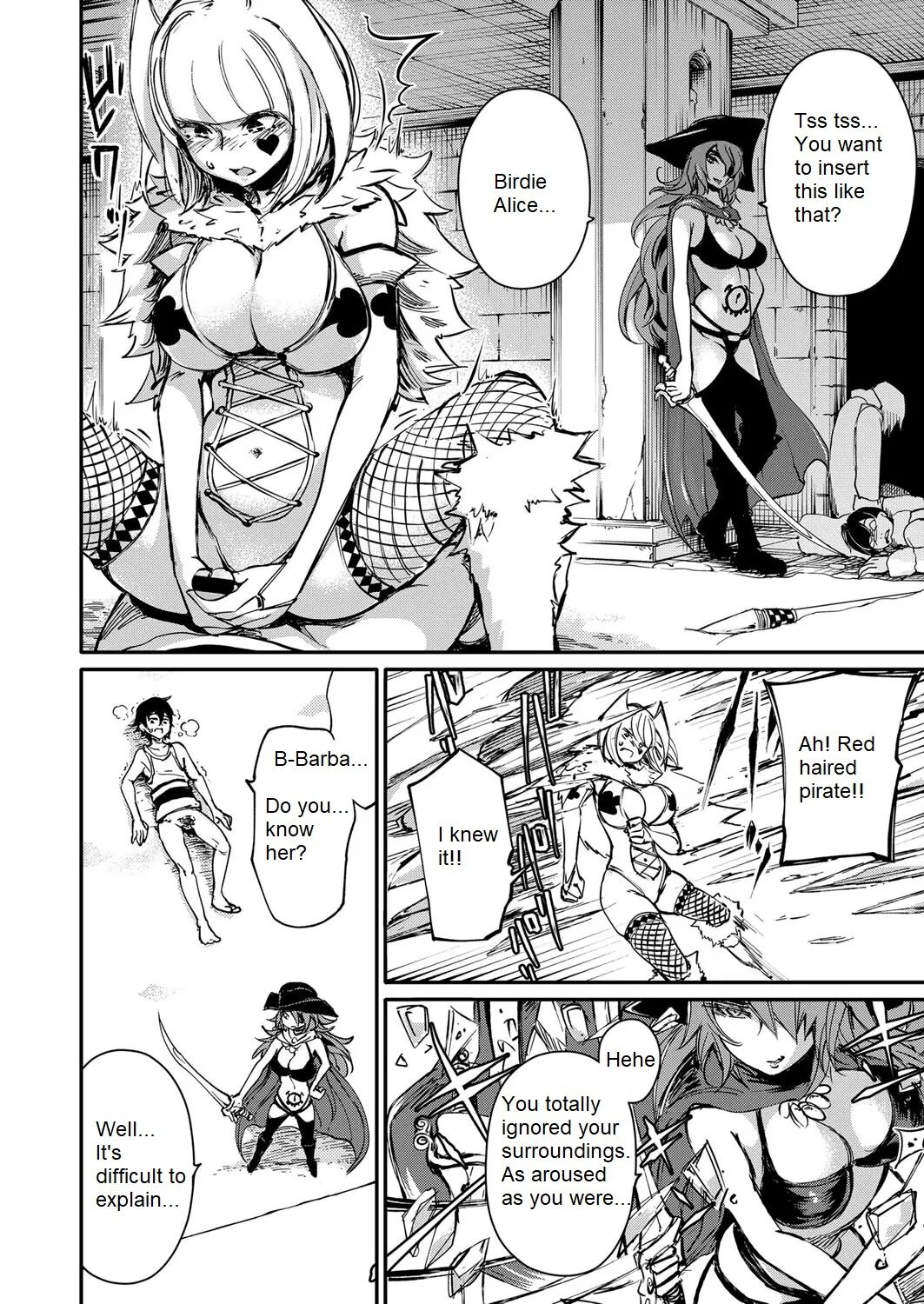 Soukai no Heso Kaizoku Ch. 3 large fire small ice | Navel Fetish Pirates 3 page 7 full