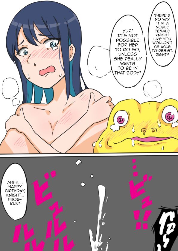 Female Knight and Frog Monster Swap page 6 full