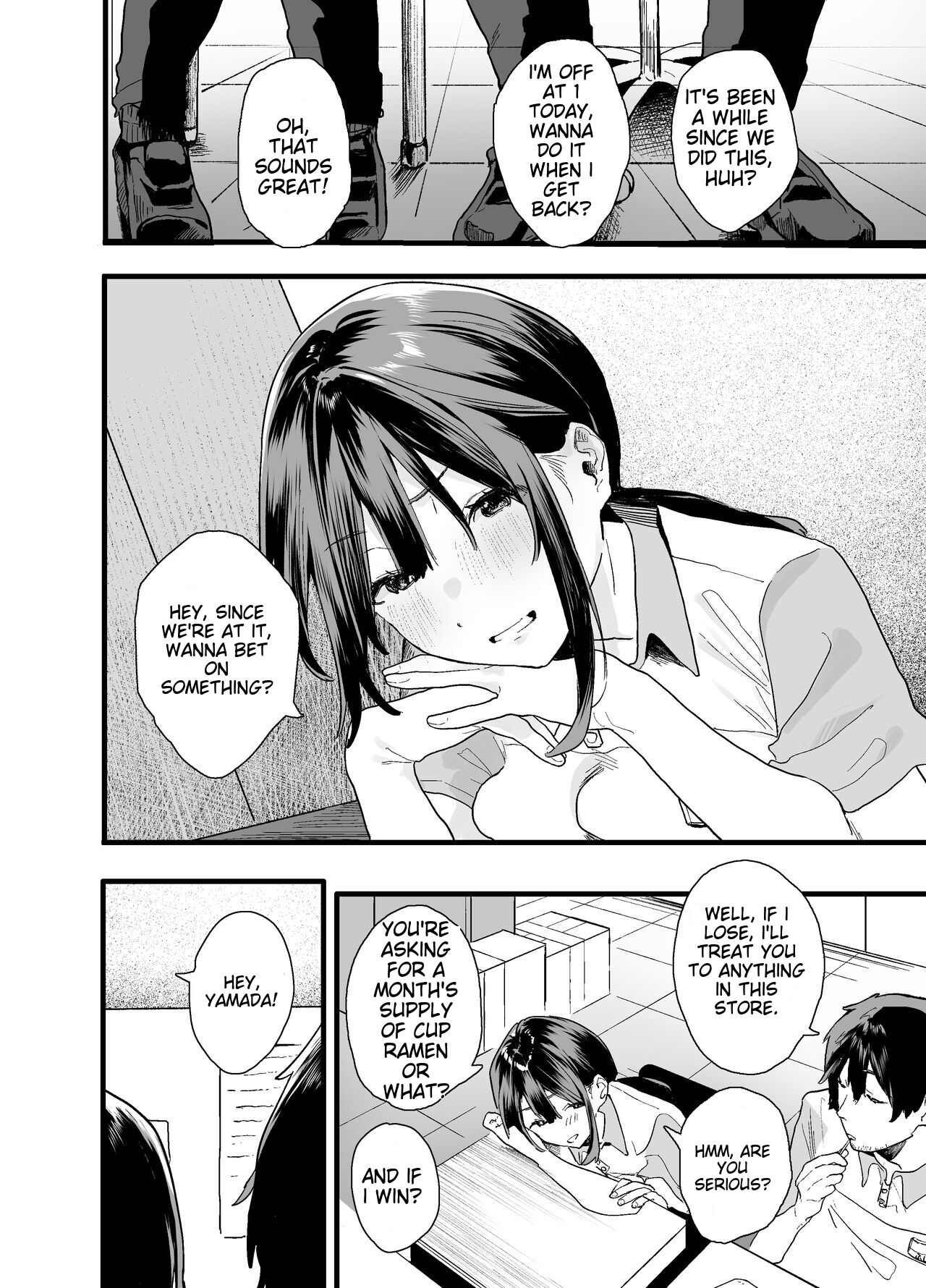 My part-time coworker ran away from home and came to work here, but she was too sexy... page 8 full