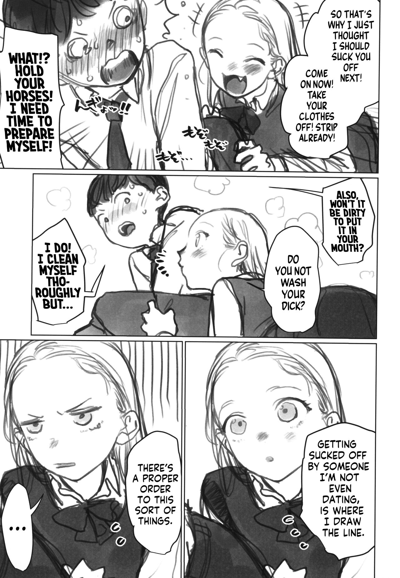 Manadeshi ga Shishou no Shishou o Okuchi de Mederu Ohanashi | The Tale of the Darling Disciple Savoring her Master's little Master. page 4 full