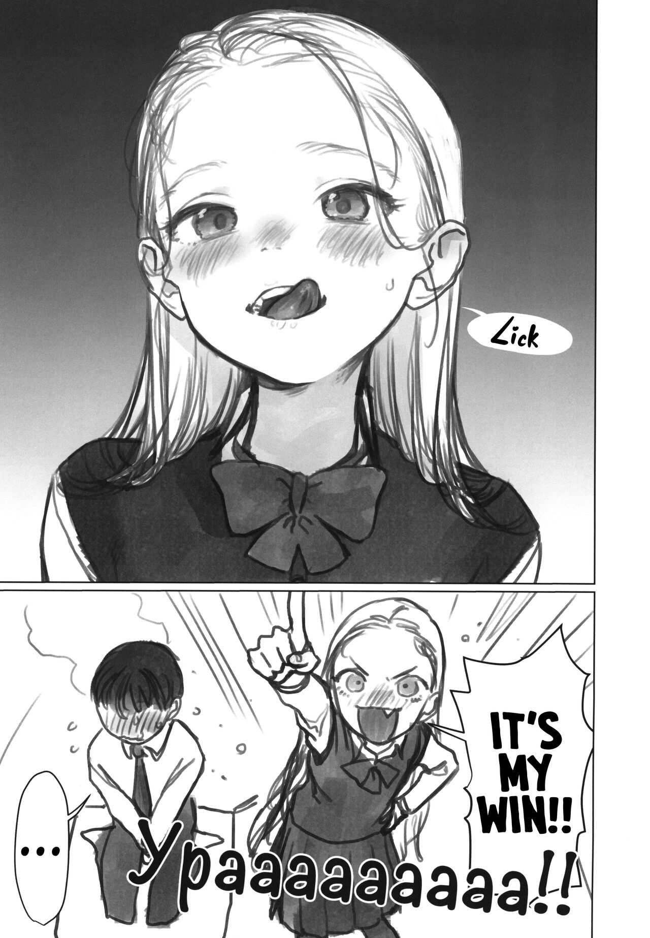 Manadeshi ga Shishou no Shishou o Okuchi de Mederu Ohanashi | The Tale of the Darling Disciple Savoring her Master's little Master. page 9 full