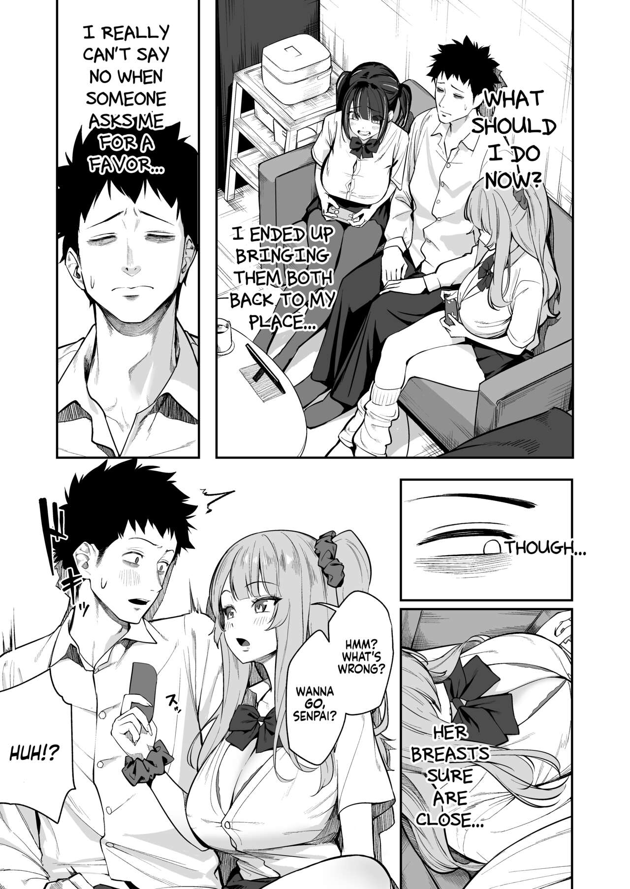 Senpai, Kyou Tomatte mo Ii yo ne? | Can we stay at your place tonight Senpai? page 8 full