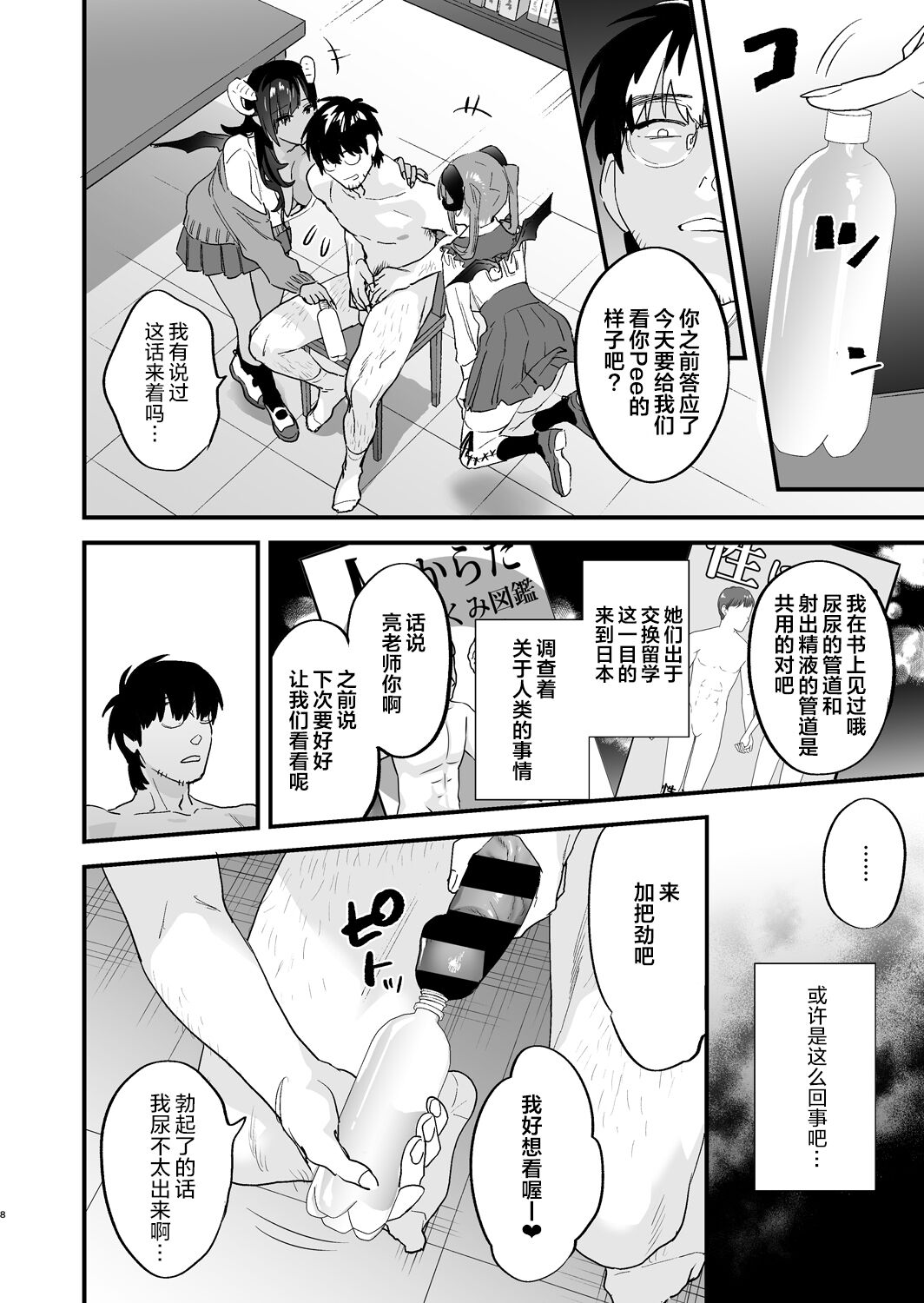 Koukan Ryuugakusei -Succubus-tachi to Boku- page 8 full