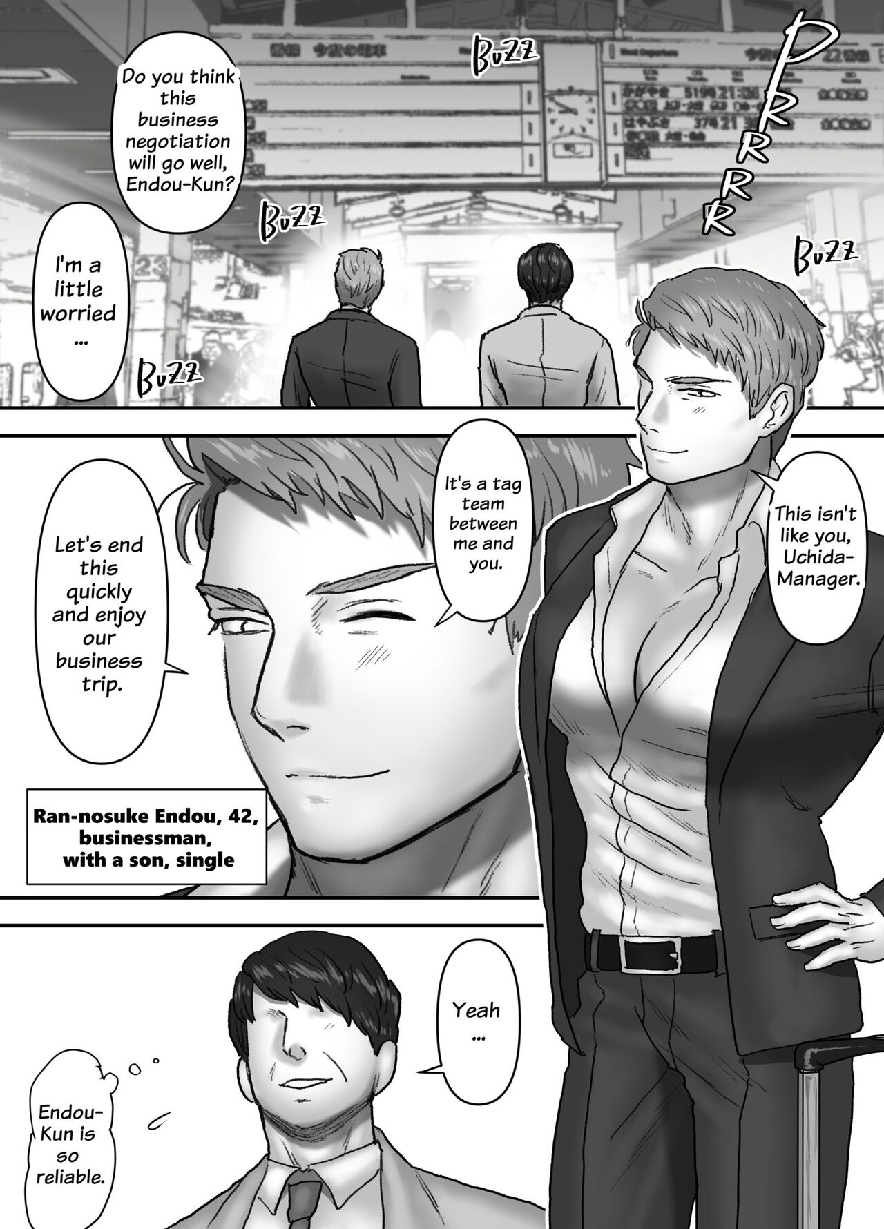 Ran-nosuke the Slutty Businessman's Trip page 2 full