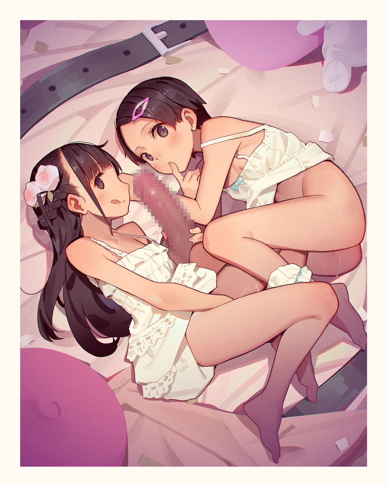 Otoko de asobu mesugaki-chan tachi illustration set 2020-2023 page 5 full